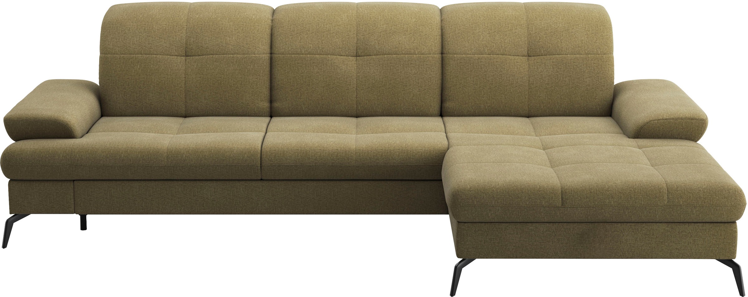 sit&more Ecksofa »Amica, L-Form, inkl. Sitztiefenverstellung & Armteilverstellung«, wahlweise mit Bettfunktion, Bettkasten und Kopfteilverstellung