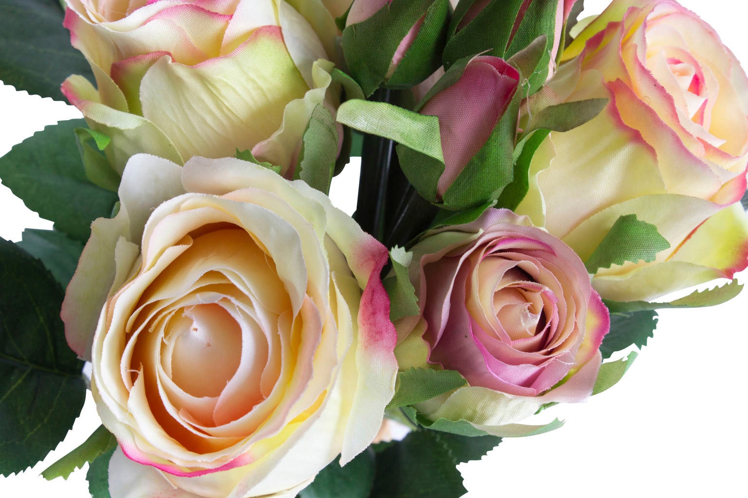 Botanic-Haus Kunstblume »Rosenstrauss mit 5 Rosen und 3 Knospen«