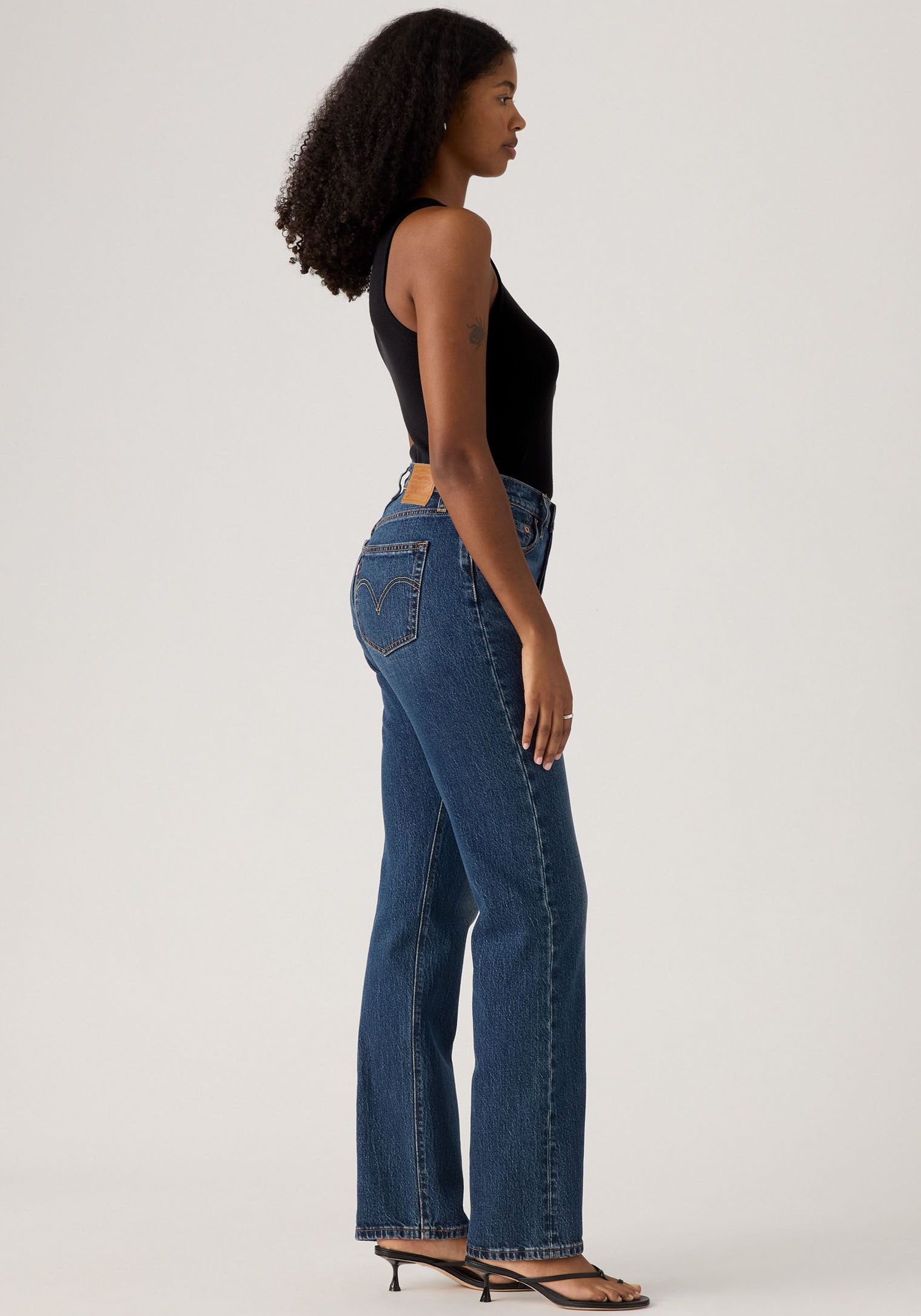 Levi's® Stretch-Jeans »LV Jeans 501 CURVE BLACKS«, mit gerader Beinform
