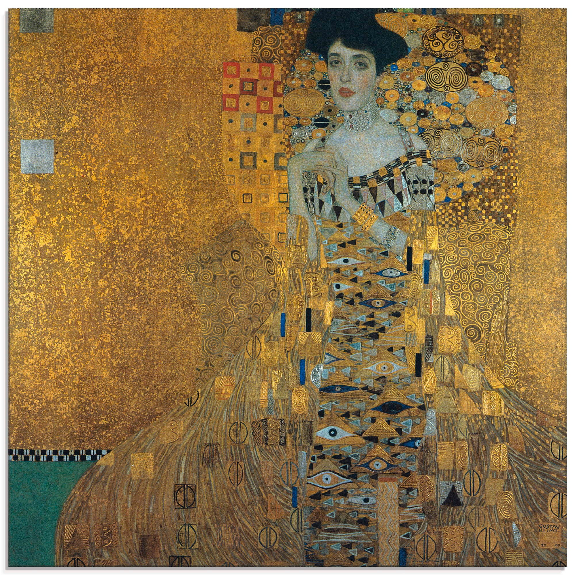 Image of Artland Glasbild »Portrait von Adele Bloch-Bauer«, Frau, (1 St.) bei Ackermann Versand Schweiz