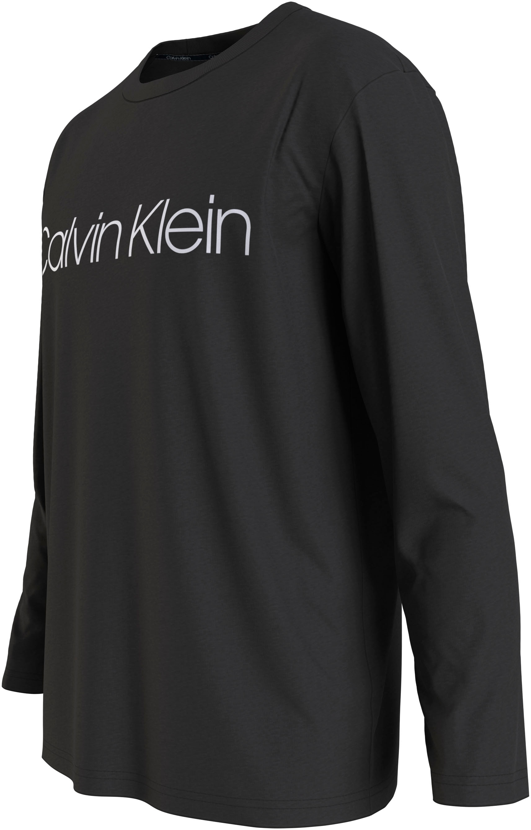 Calvin Klein Big&Tall Langarmshirt »BT_COTTON LOGO LONG SLEEVE«