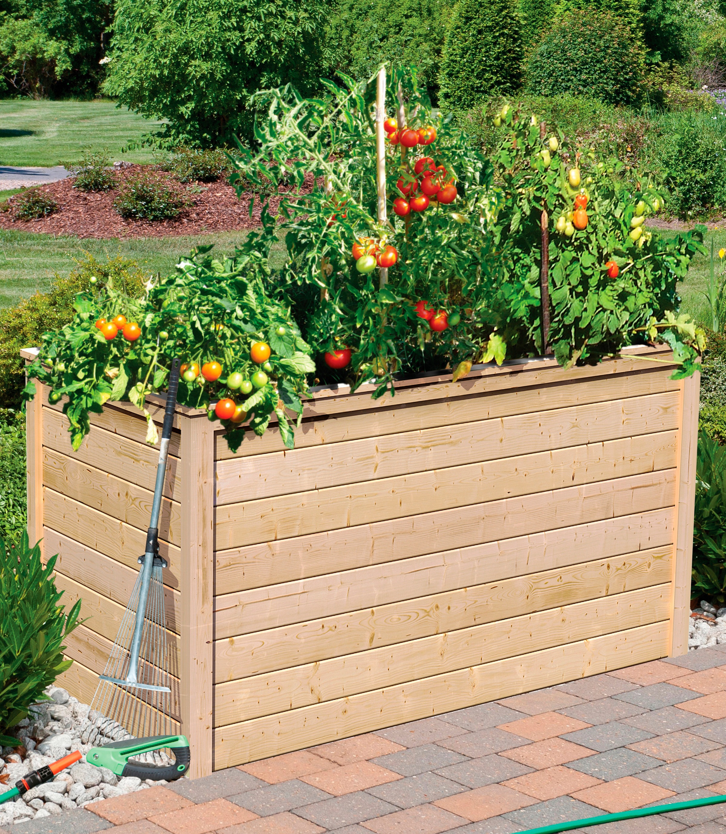 Image of Karibu Hochbeet »2«, BxTxH: 173x89x82 cm bei Ackermann Versand Schweiz