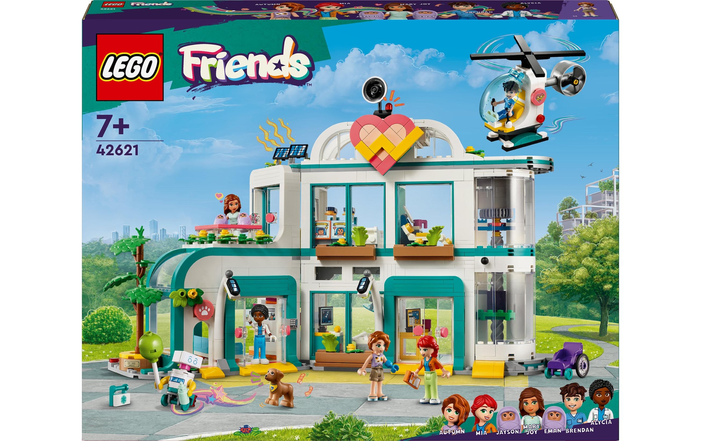 LEGO® Spielbausteine »Heartlake City Krankenhaus 42621«, (1045 St.)