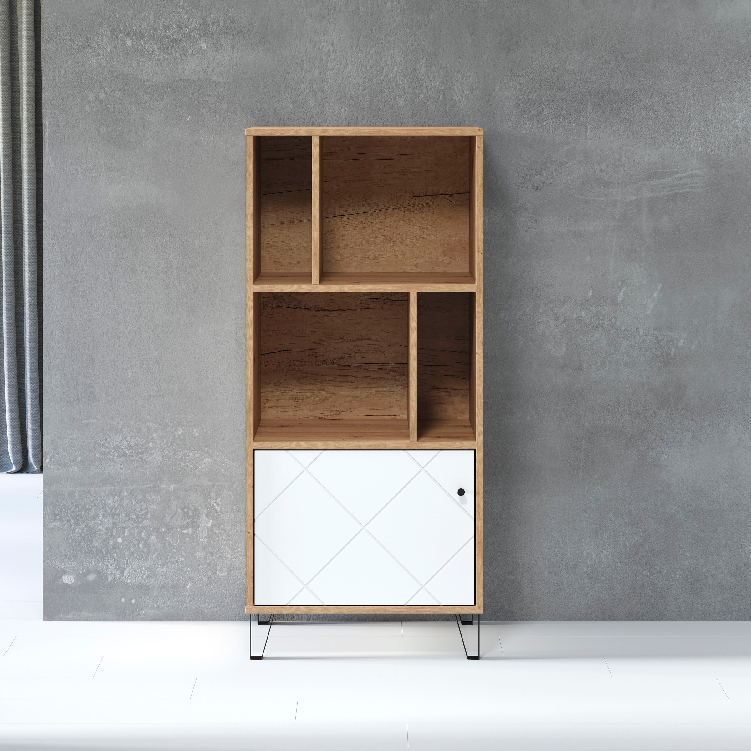 Image of trendteam Stauraumregal »Touch«, (1 St.), Fräsungen in Rautenoptik bei Ackermann Versand Schweiz