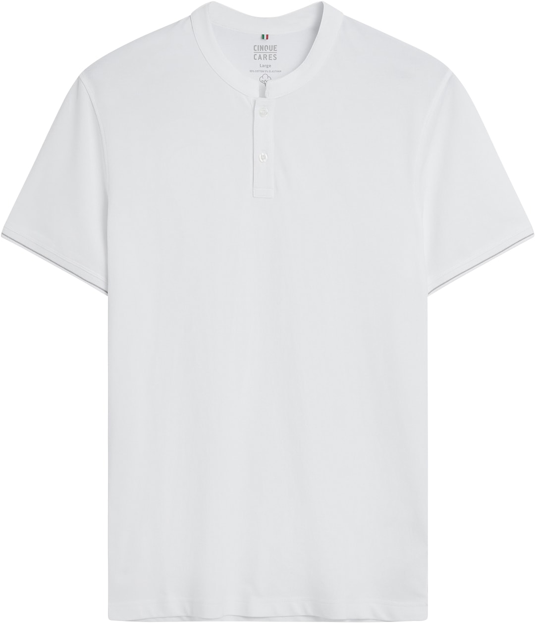 T-Shirt »CILANO«, mit kurzer Knopfleiste