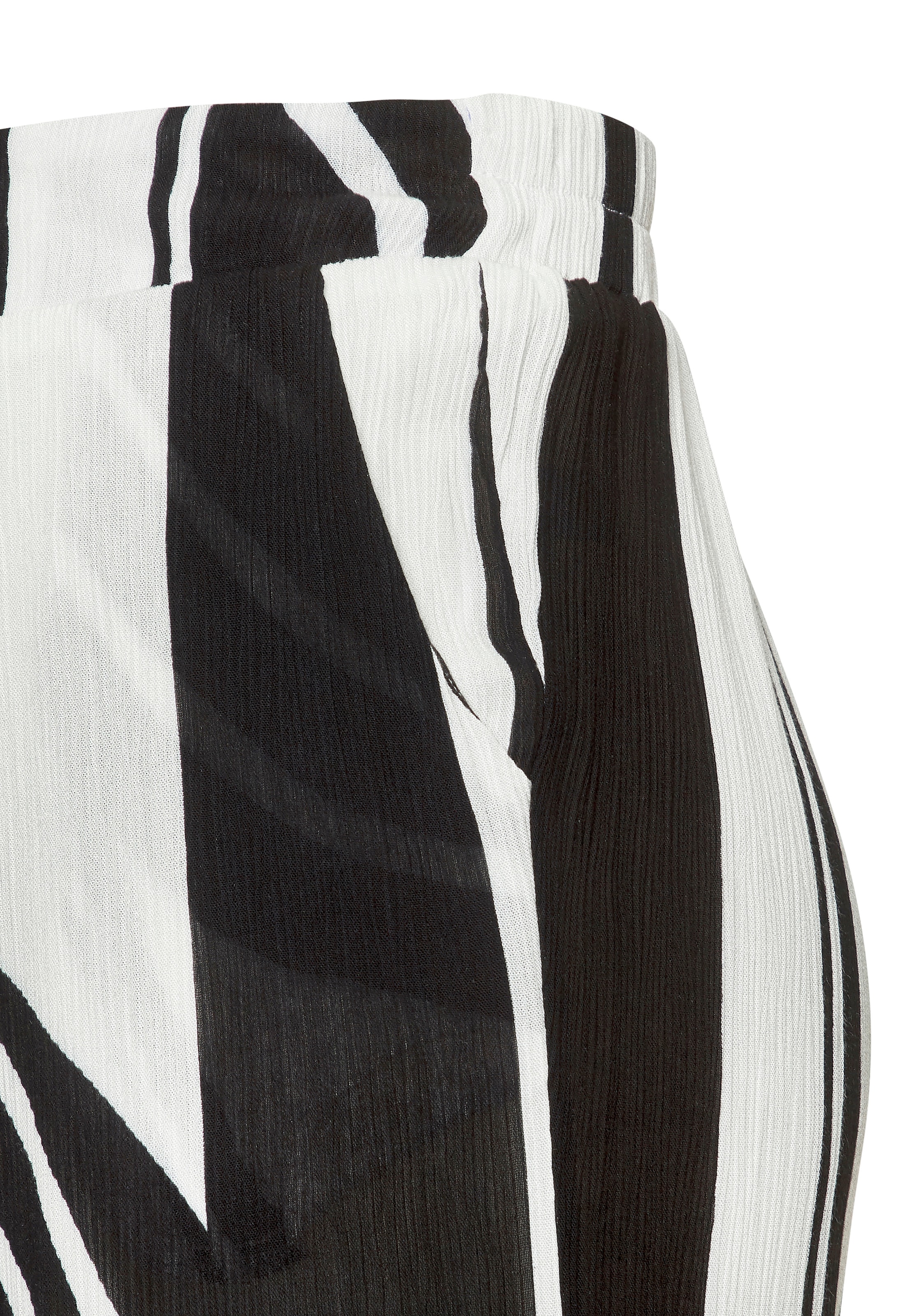 s.Oliver Pantalon palazzo  aus Viskose-Crepe, luftige Sommerhose, Schlupfhose casual