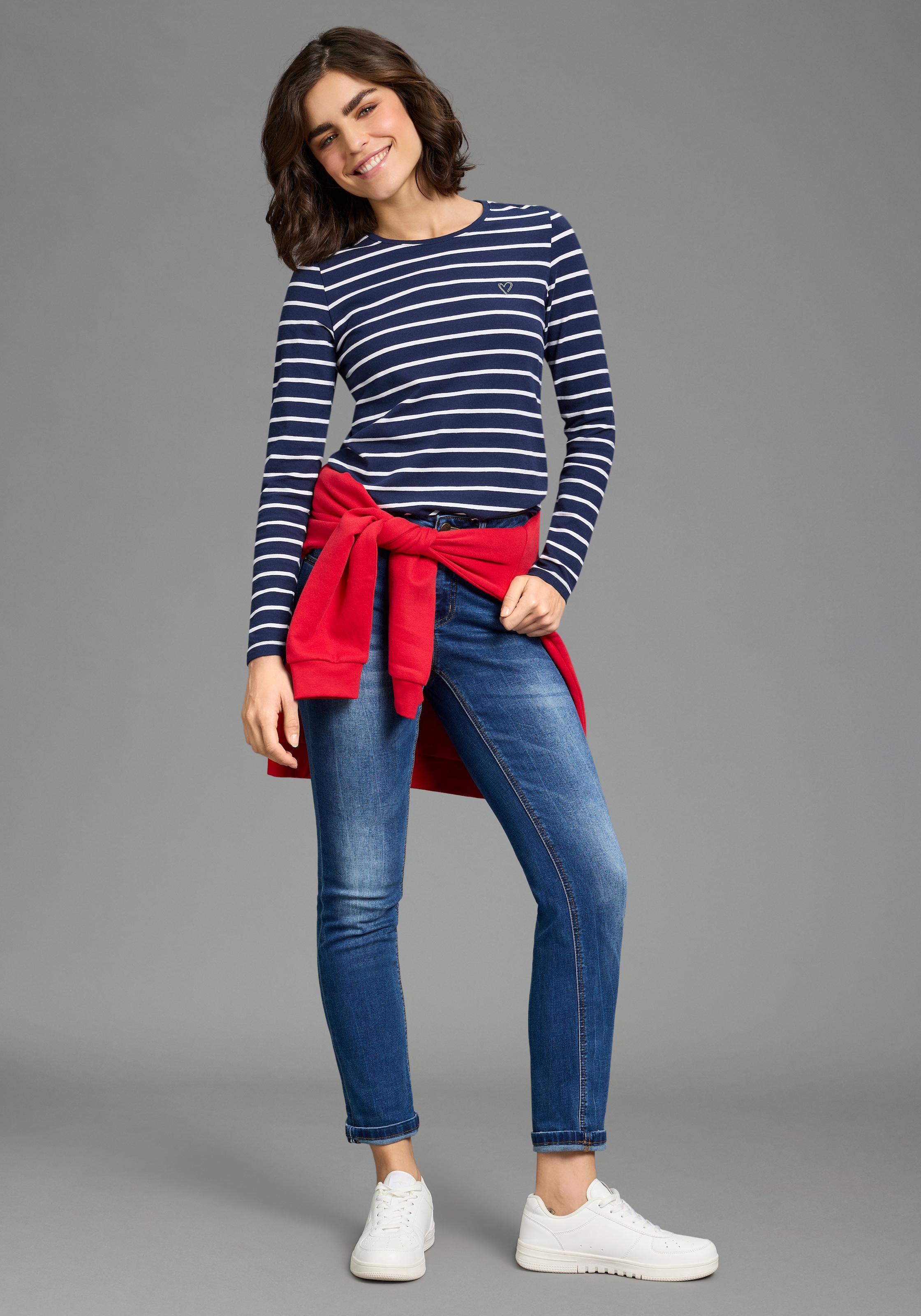 KangaROOS Jeans Relax-fit »RELAX-FIT HIGH WAIST« knöchelfreie Schnittform,  krempelbare Beinabschlüsse