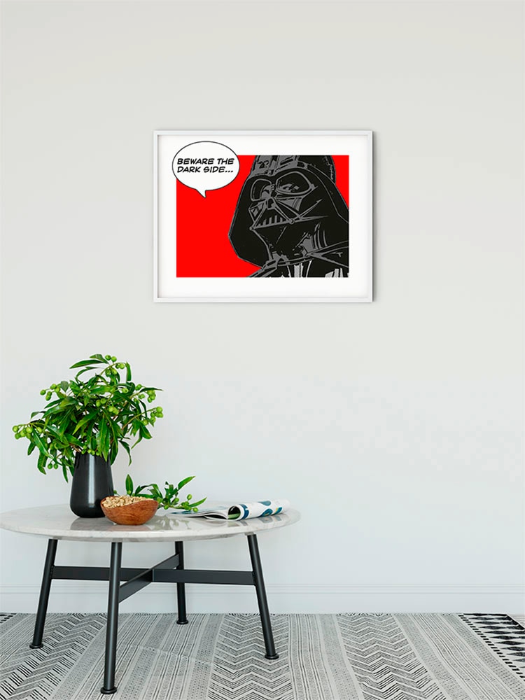 Komar Bild »Star Wars Classic Comic Quote Vader«, Star Wars, (1 St.), Wandbild zur Dekoration im Kinderzimmer - ohne Rahmen