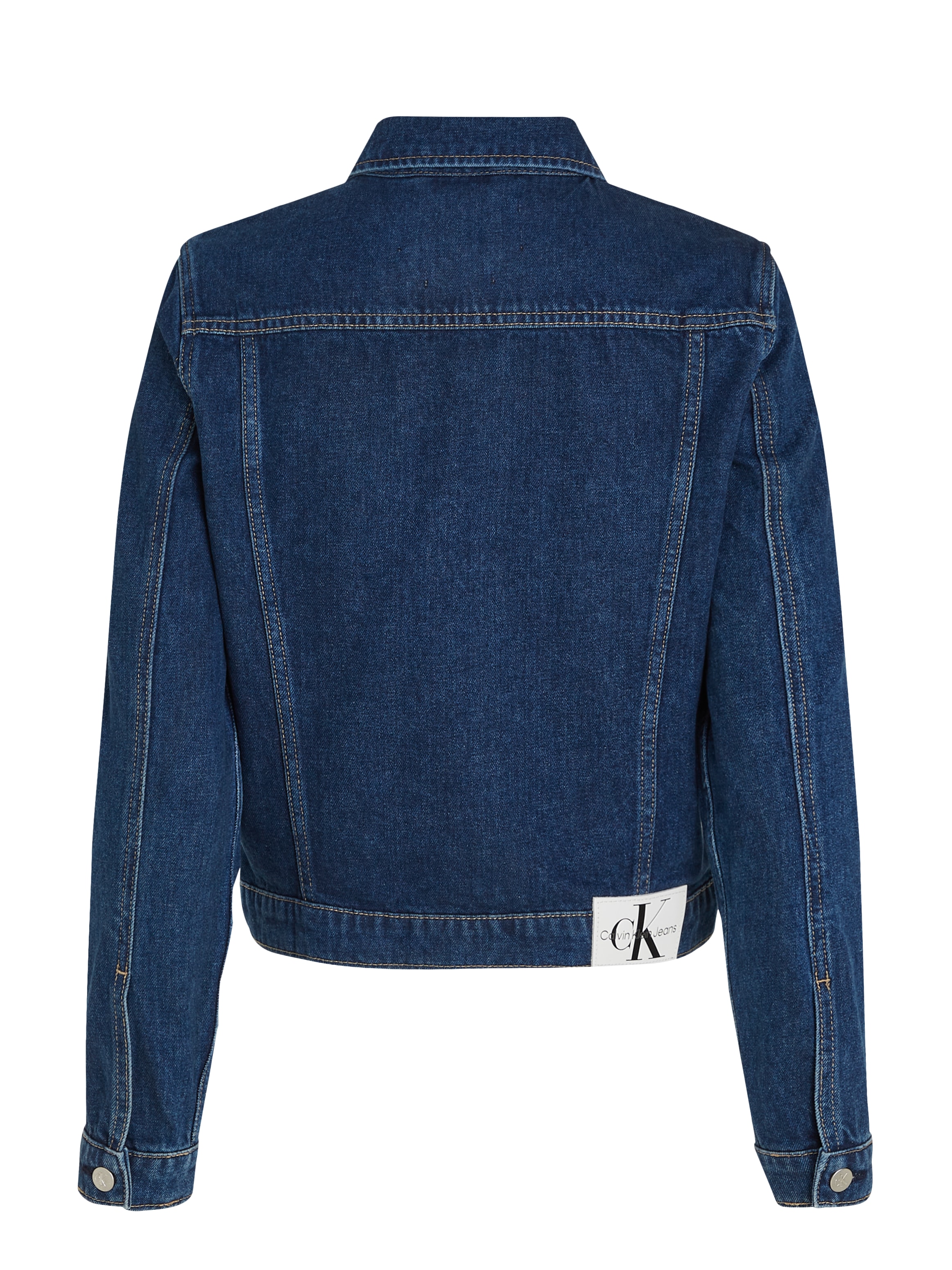 Calvin Klein Jeans Jeansjacke »CROPPED 90s DENIM JACKET«, mit Brusttaschen