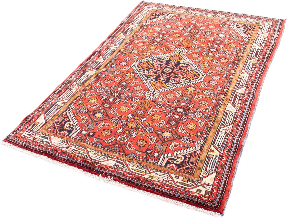 Image of morgenland Orientteppich »Perser - Nomadic - 152 x 100 cm - rot«, rechteckig, 10 mm Höhe, Wohnzimmer, Handgeknüpft, Einzelstück mit Zertifikat bei Ackermann Versand Schweiz