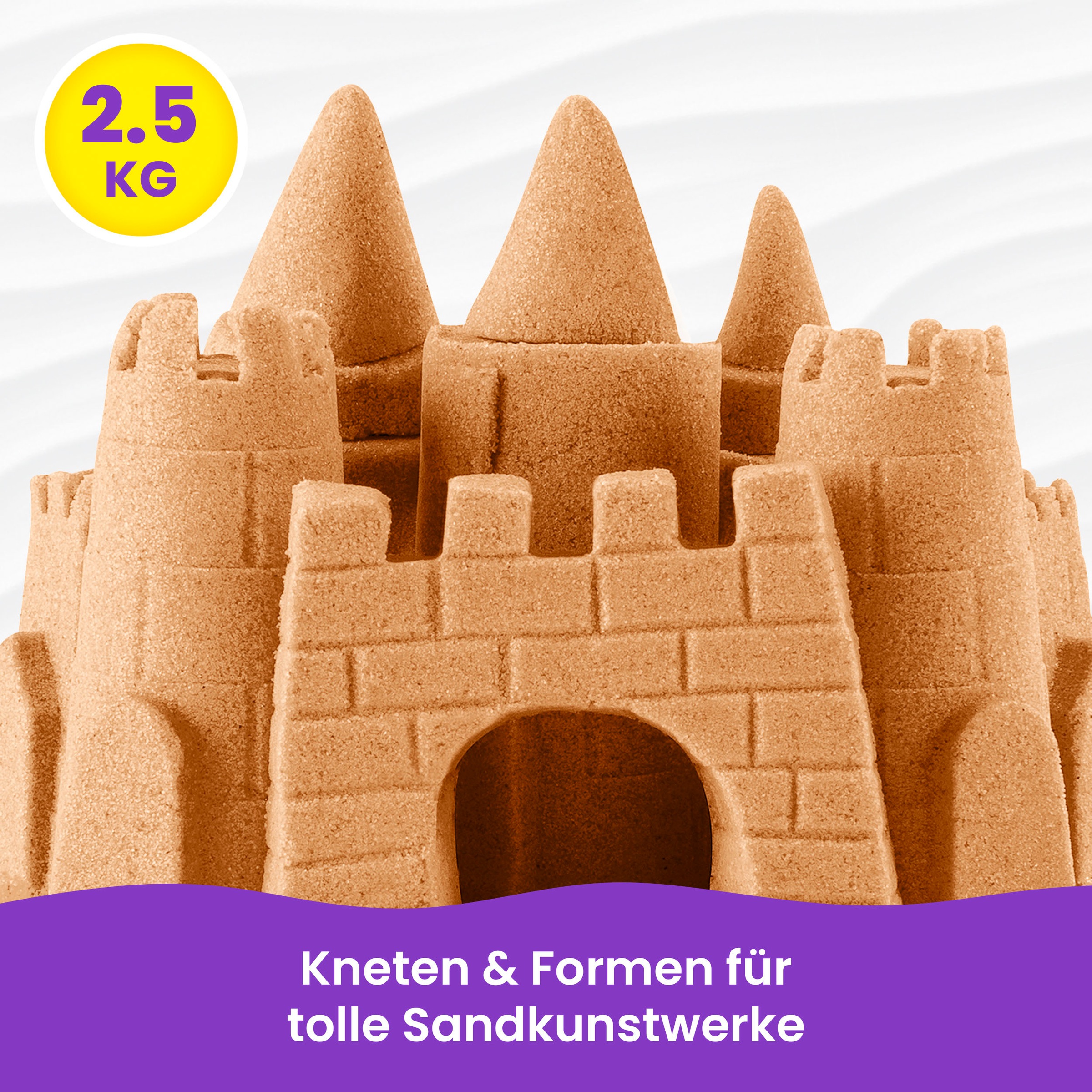 Spin Master Set créatif »Kinetic Sand - Braun 2,5 kg«