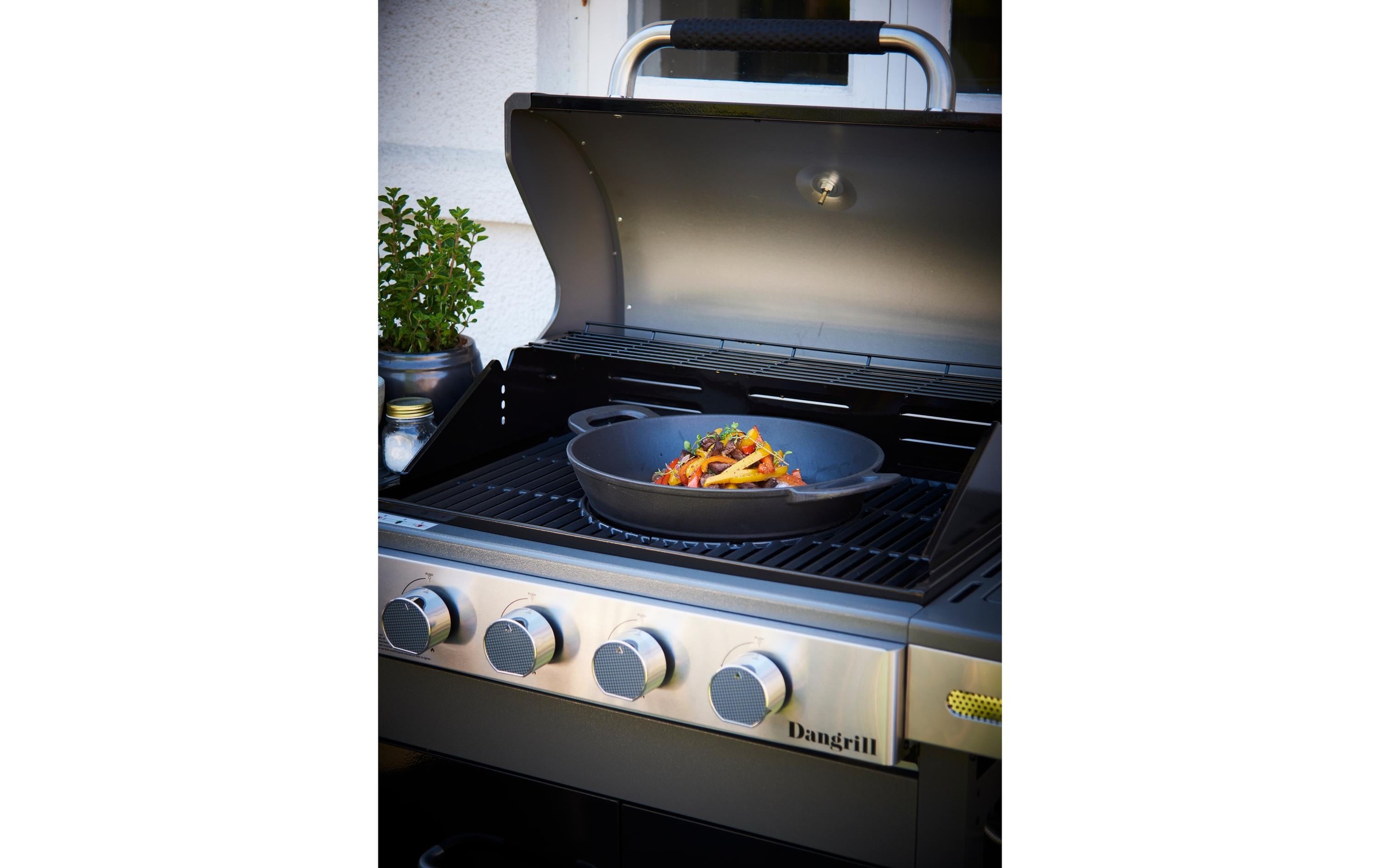 Wok »Grillpfanne«, Eisen