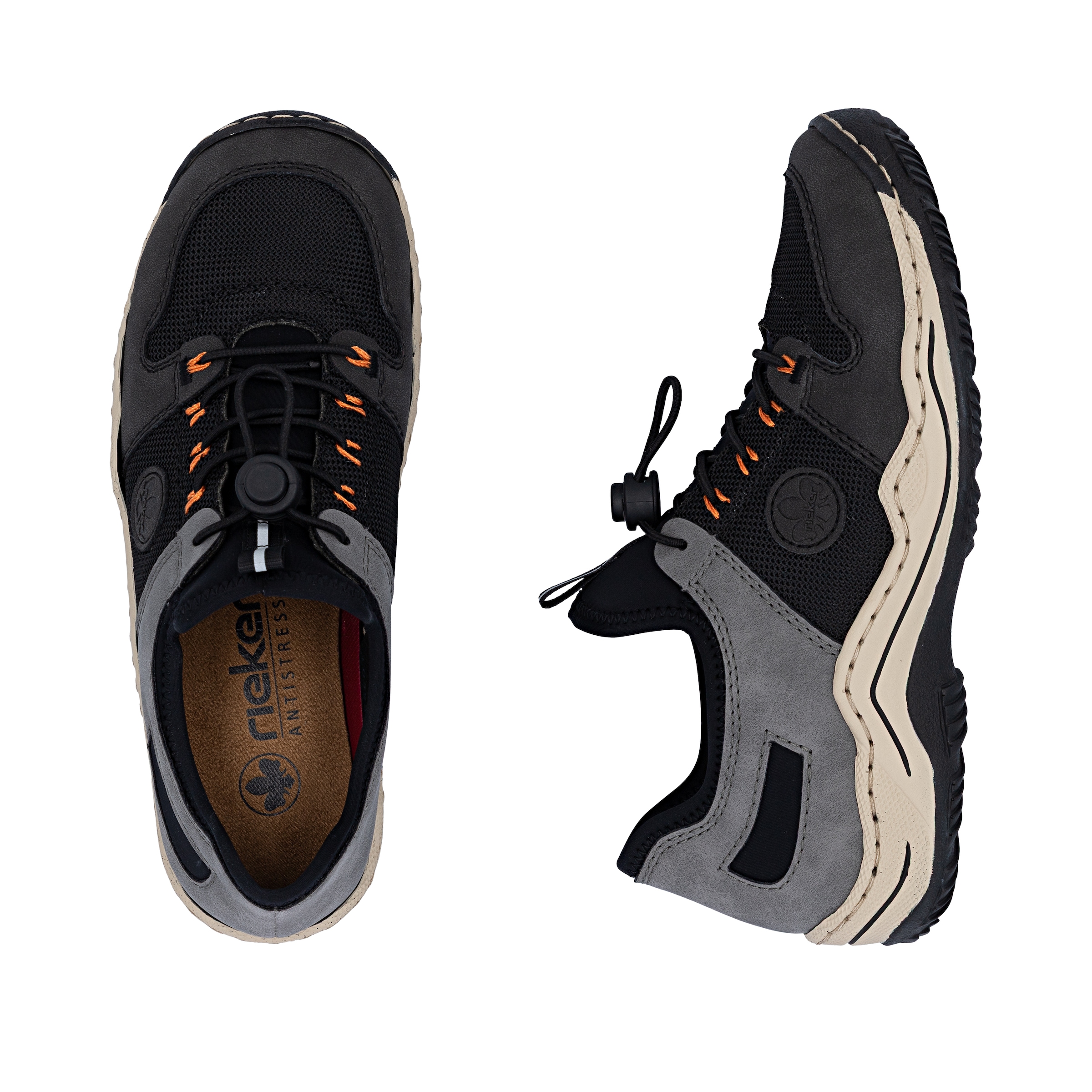Rieker Baskets slip-on  Mocassin, chaussure à enfiler, sneaker de loisirs avec fermeture rapide