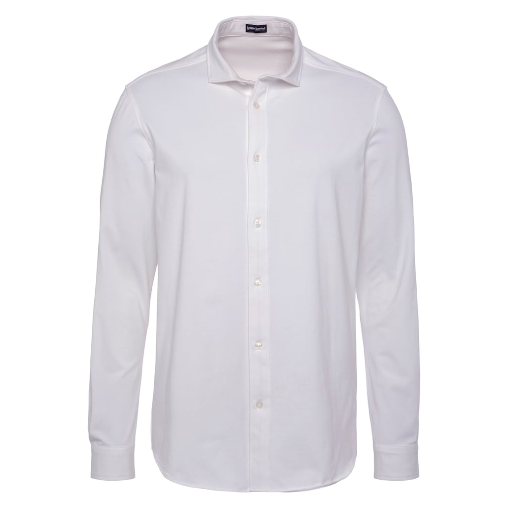 Bruno Banani Langarmhemd »Jersey Hemd komfortabel wie ein T-Shirt«