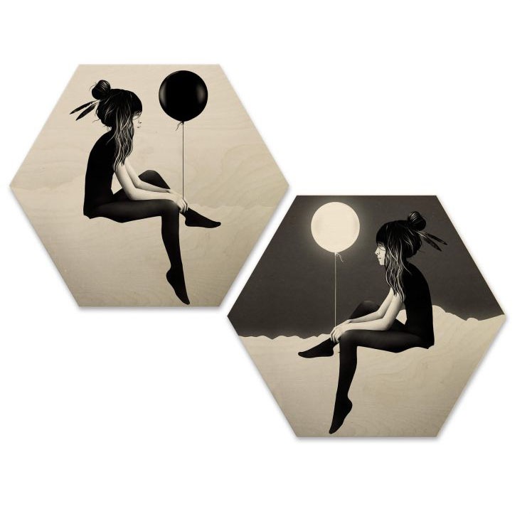 Image of Wall-Art Mehrteilige Bilder »No such thing as nothing Duo«, (Set, 2 St.) bei Ackermann Versand Schweiz