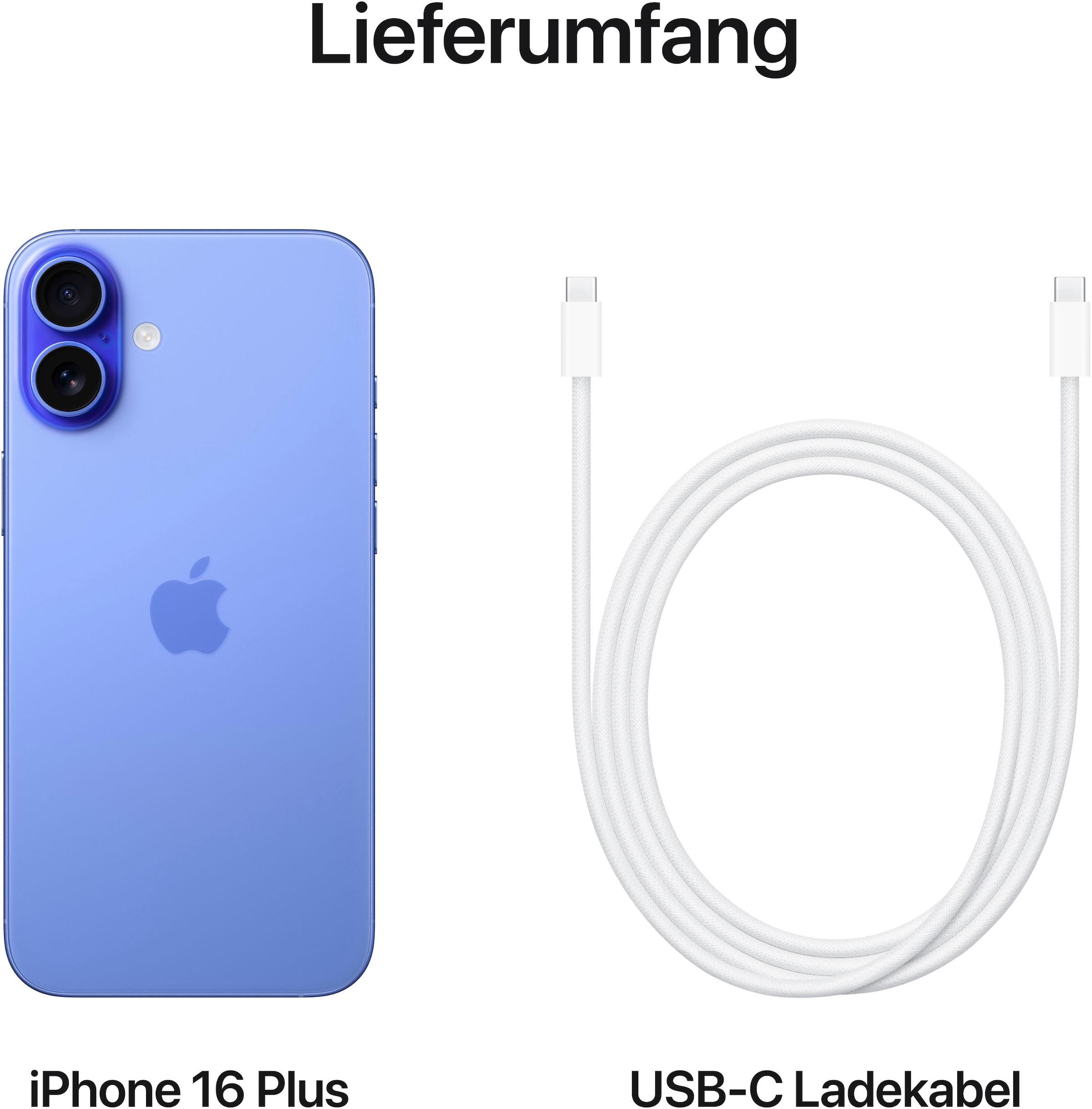 Apple Smartphone »iPhone 16 Plus« Ultramarin