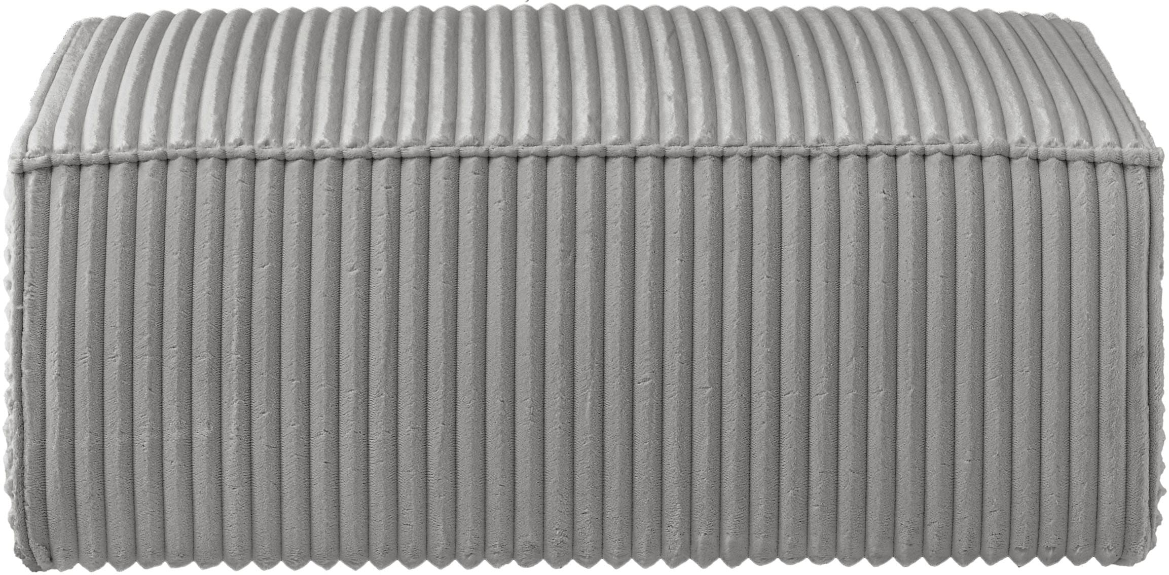 andas Hocker »FINNLEY, Polsterhocker in Bouclé, Struktur fein u. Mega Cord verfügbar« passend zur Polster-Serie Finnley