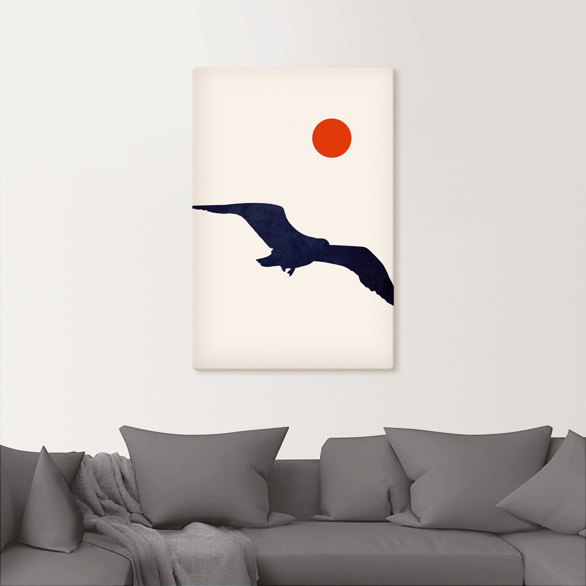 Artland Leinwandbild »Möwe«, Vogelbilder, (1 St.), auf Keilrahmen gespannt