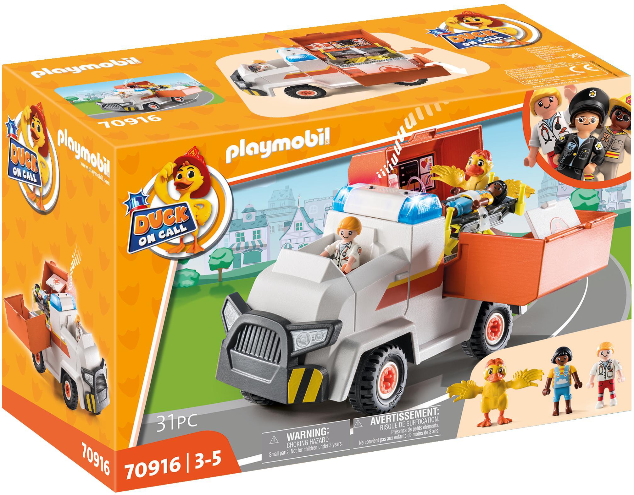 Image of Playmobil® Konstruktions-Spielset »Notarzt Einsatzfahrzeug (70916), Duck on Call«, (31 St.), mit Licht und Sound bei Ackermann Versand Schweiz