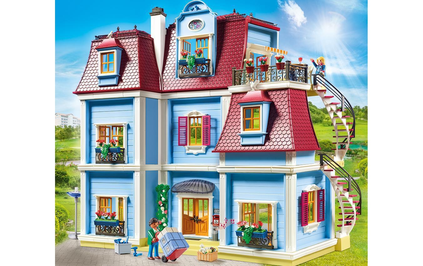 Playmobil® Spielbausteine »Dollhouse Mein Grosses Puppenhaus 70205«, (592 St.)