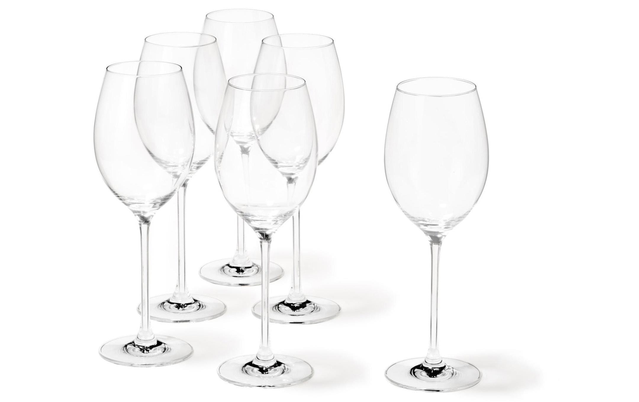 Rotweinglas »Leonardo Rotweinglas Cheers 520 ml,«, (6 tlg.), 6 teilig geeignet für...