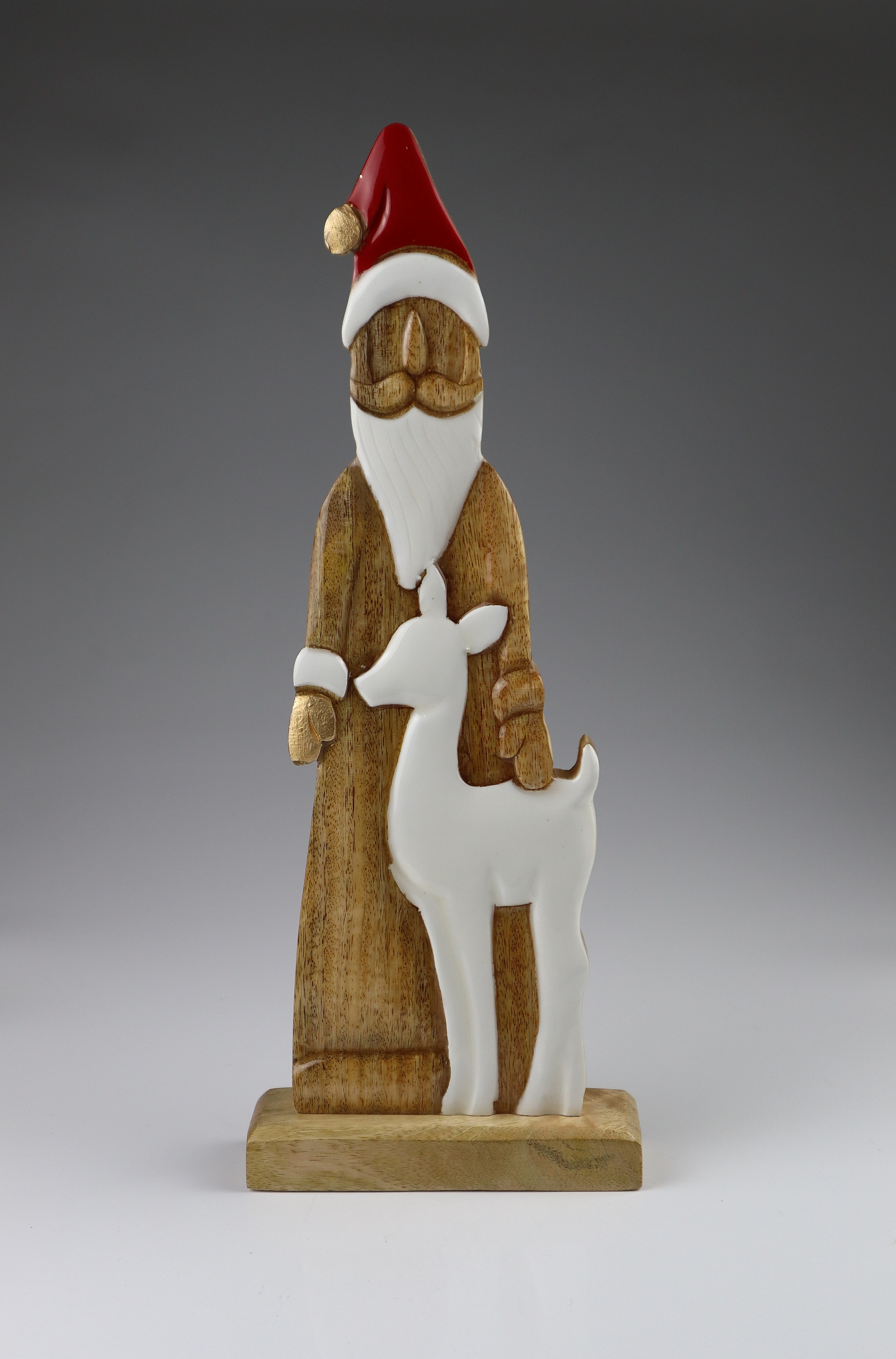 Image of AM Design Dekofigur "Dekoobjekt aus Holz" 2er Set, BxH: 10x30 cm