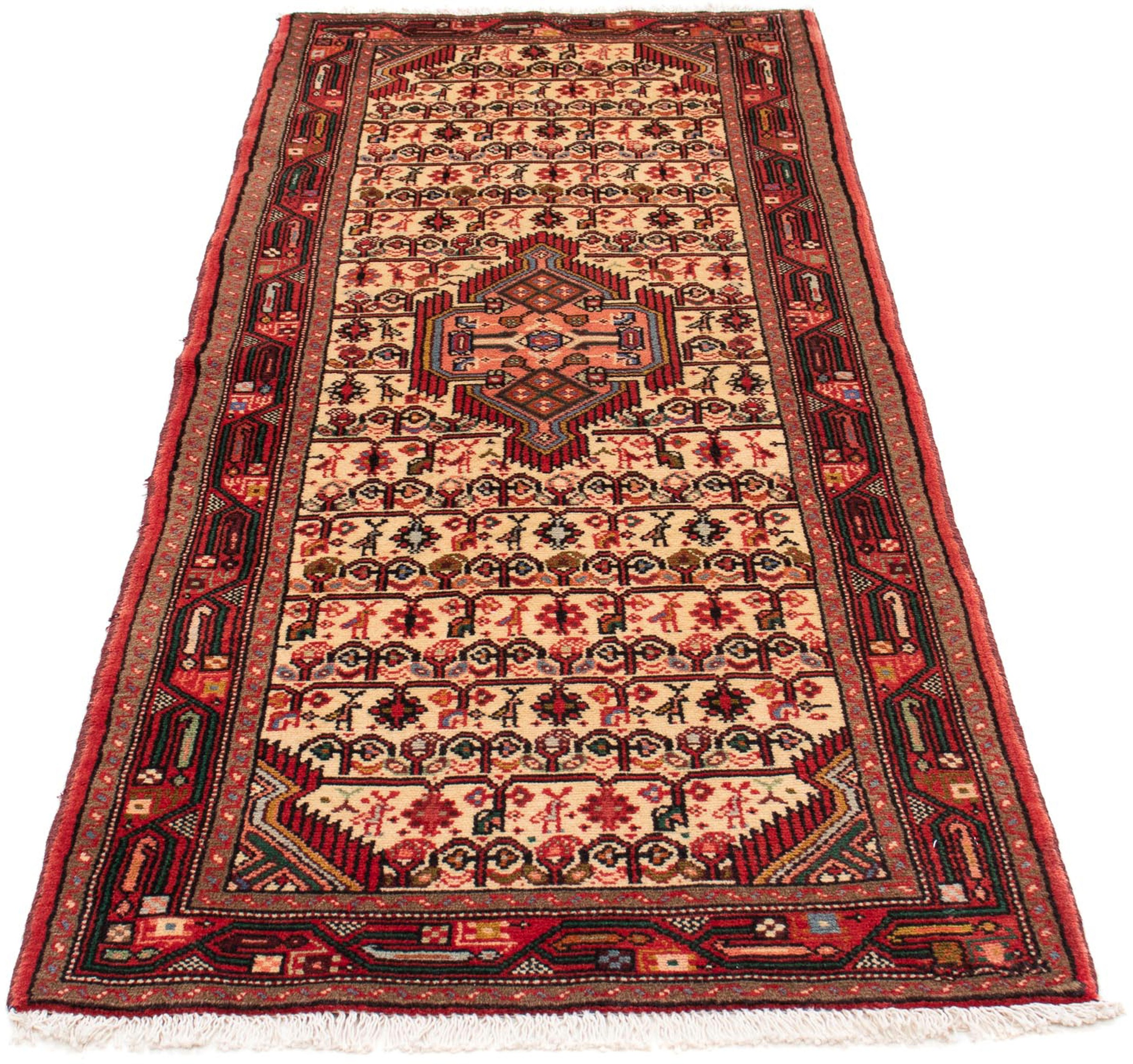 Image of morgenland Orientteppich »Perser - Nomadic - 203 x 80 cm - beige«, rechteckig, 10 mm Höhe, Wohnzimmer, Handgeknüpft, Einzelstück mit Zertifikat bei Ackermann Versand Schweiz