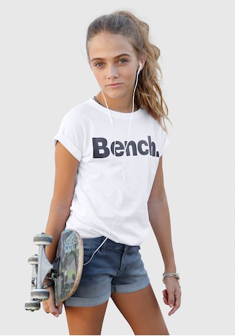 Bench. T-Shirt, mit BENCH-Frontdruck kaufen