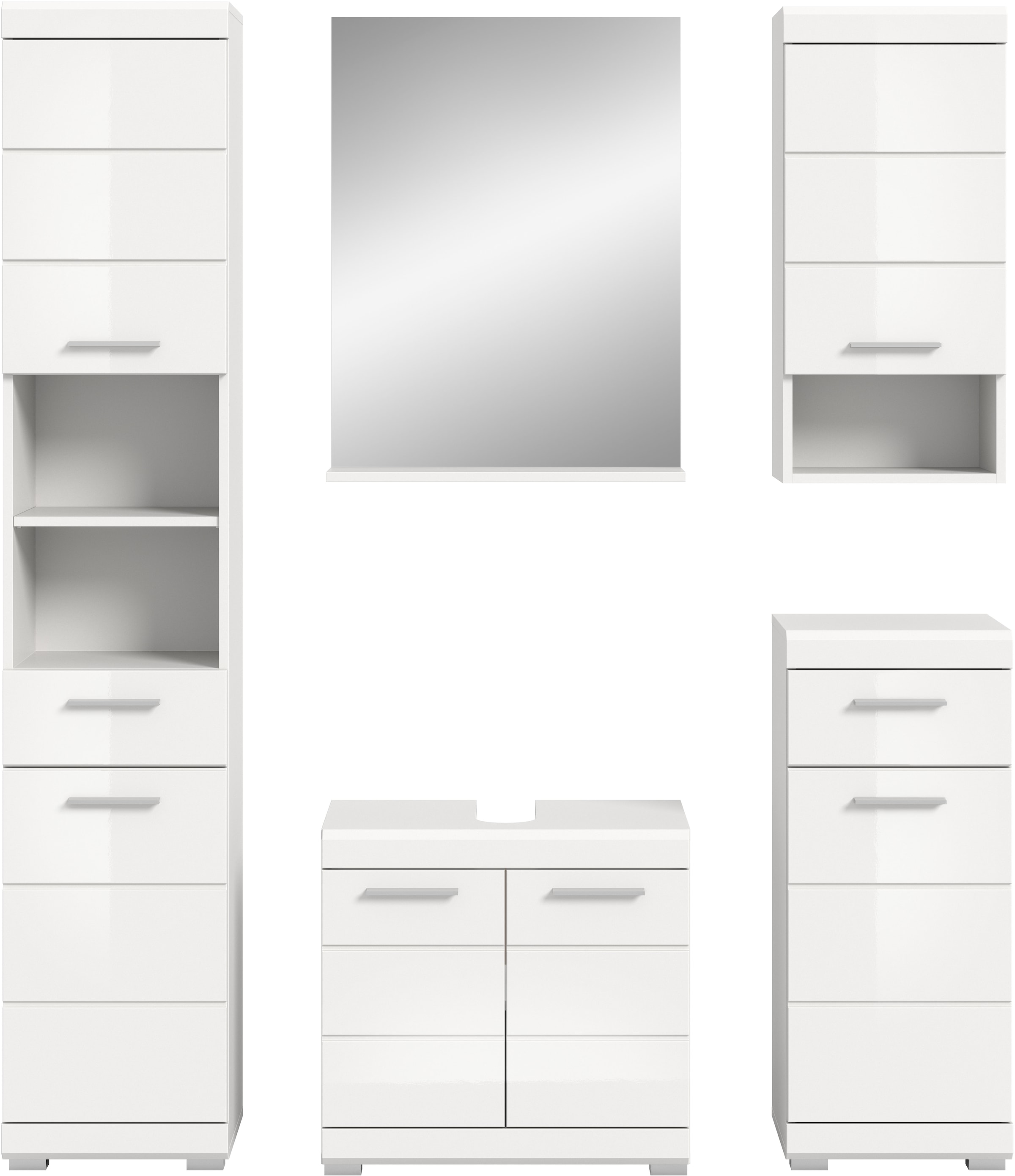 INOSIGN Badmöbel-Set »Siena, 5 teilig, bestehend aus:« Set, TOPSELLER!, 5 Stk. tlg.