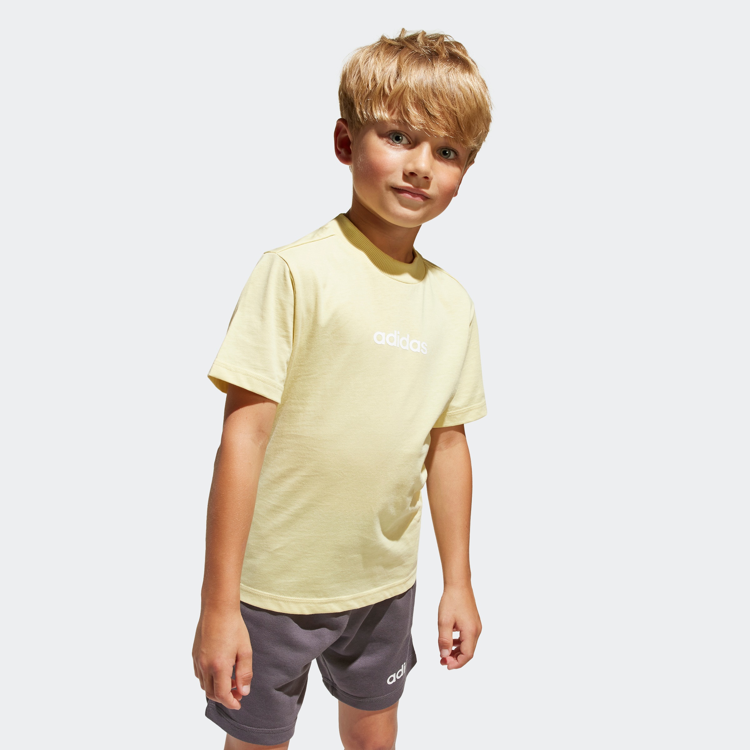 adidas Sportswear Trainingsanzug »LK LIN T-SET«, (2 tlg.)
