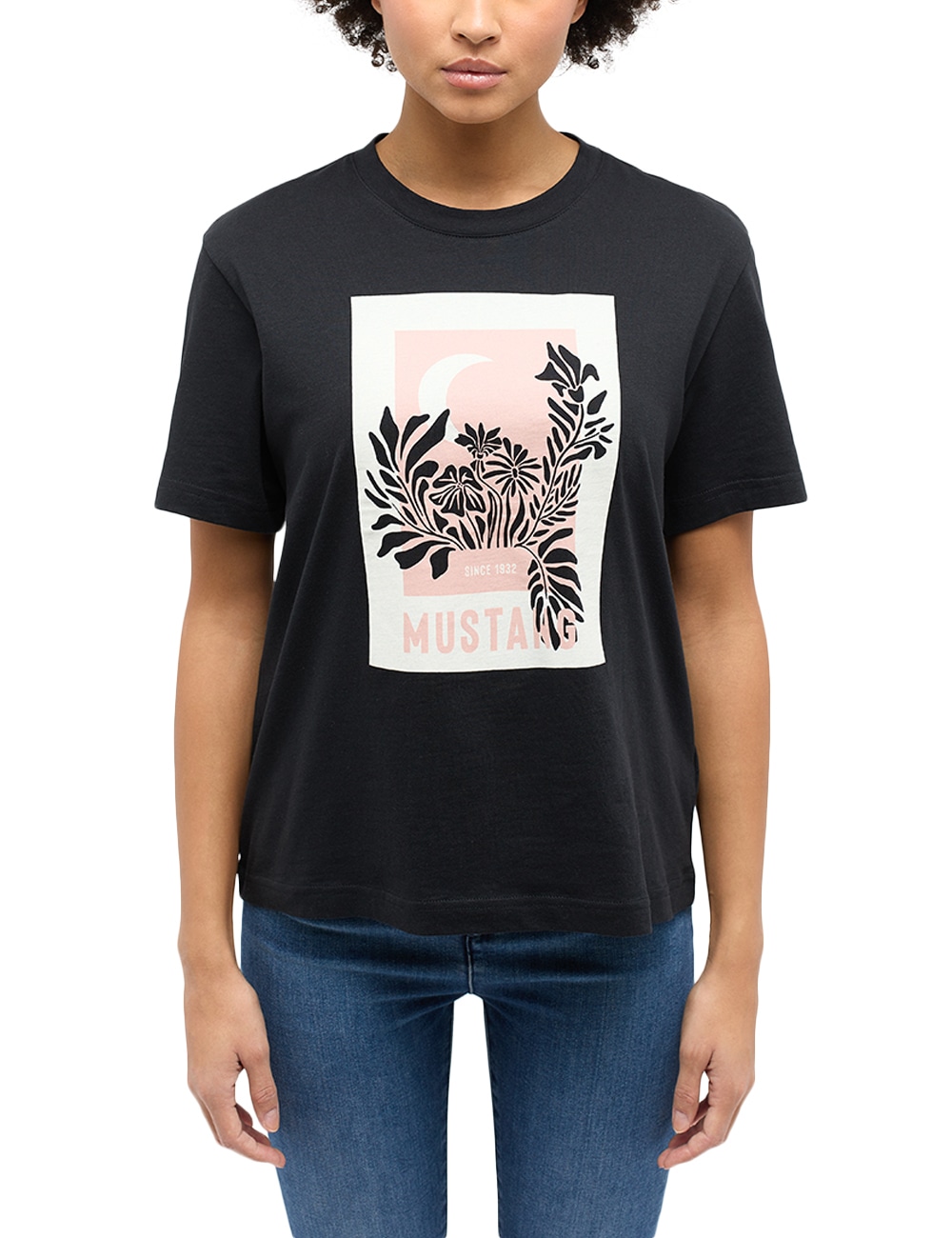 ♕ MUSTANG Kurzarmshirt »Print-Shirt« versandkostenfrei kaufen