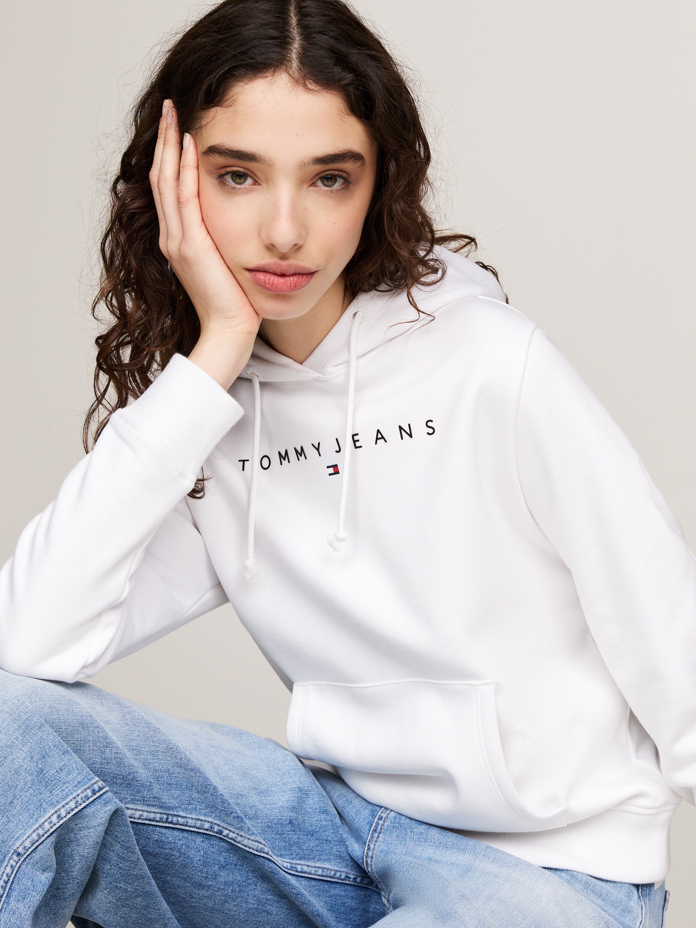 Tommy Jeans Kapuzensweatshirt »TJW REG LINEAR HOODIE«, mit Logoschriftzug
