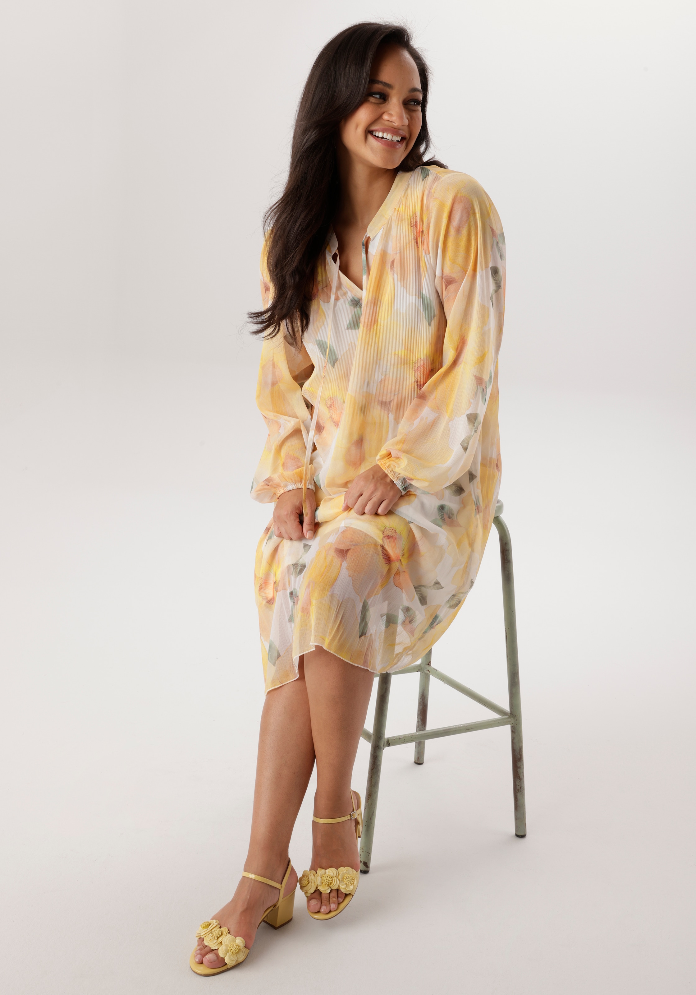 Aniston PLUS Robe d'été in Alloverprint - NEUE KOLLEKTION