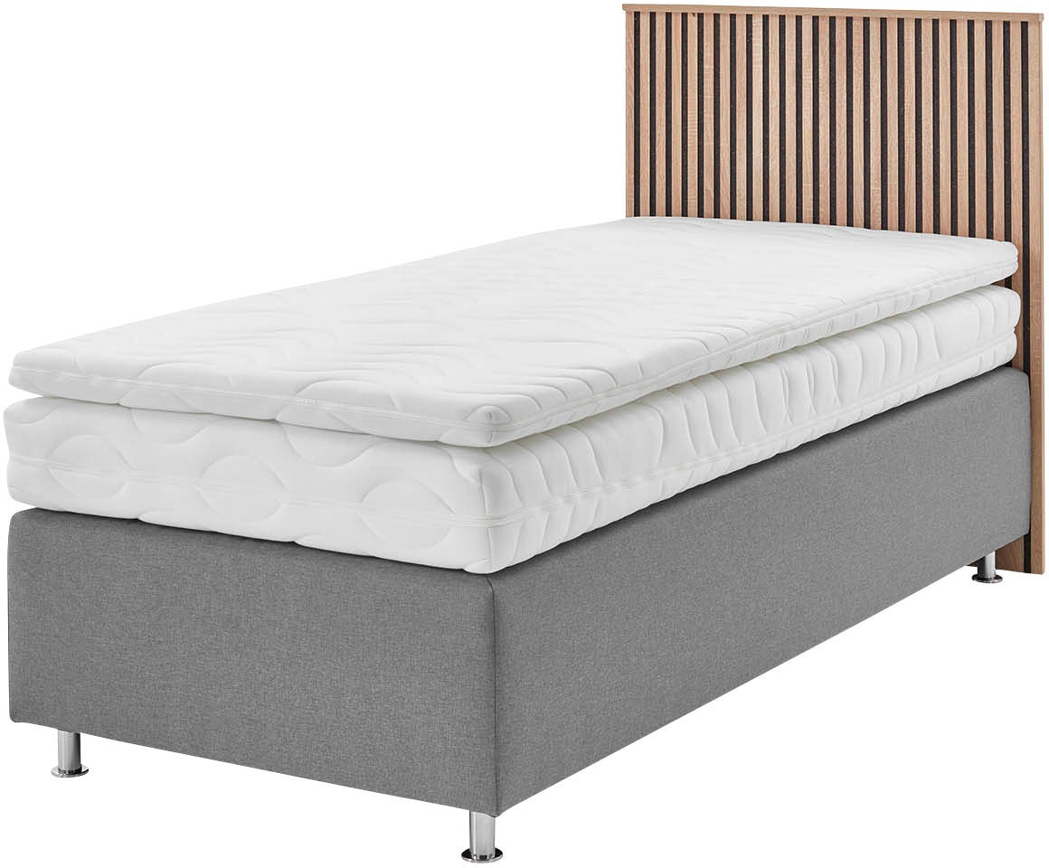 Boxspringbett »Quercus«, wahlweise mit LED-Beluchtung, 3 Matratzenarten zur Auswahl