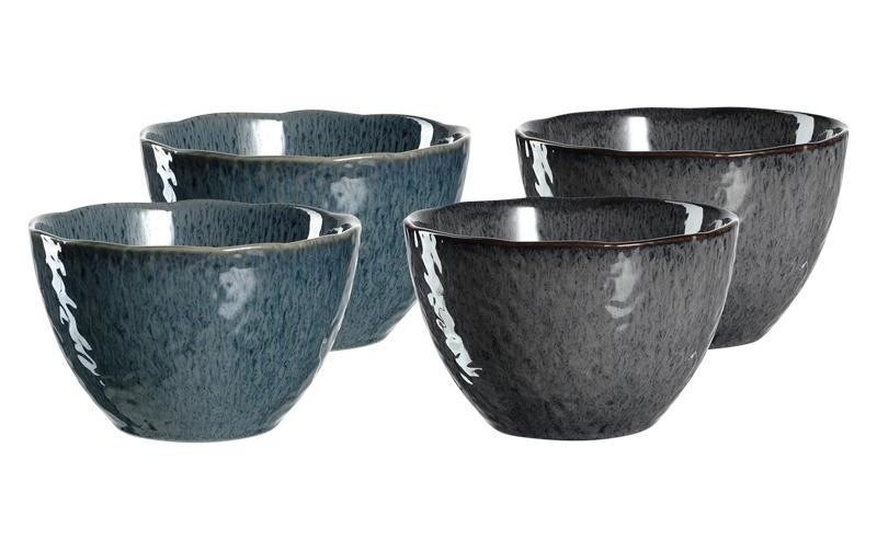 Image of LEONARDO Dekoschale »Matera Ø 15 cm 4 Stück, Blau/Anthrazit« bei Ackermann Versand Schweiz