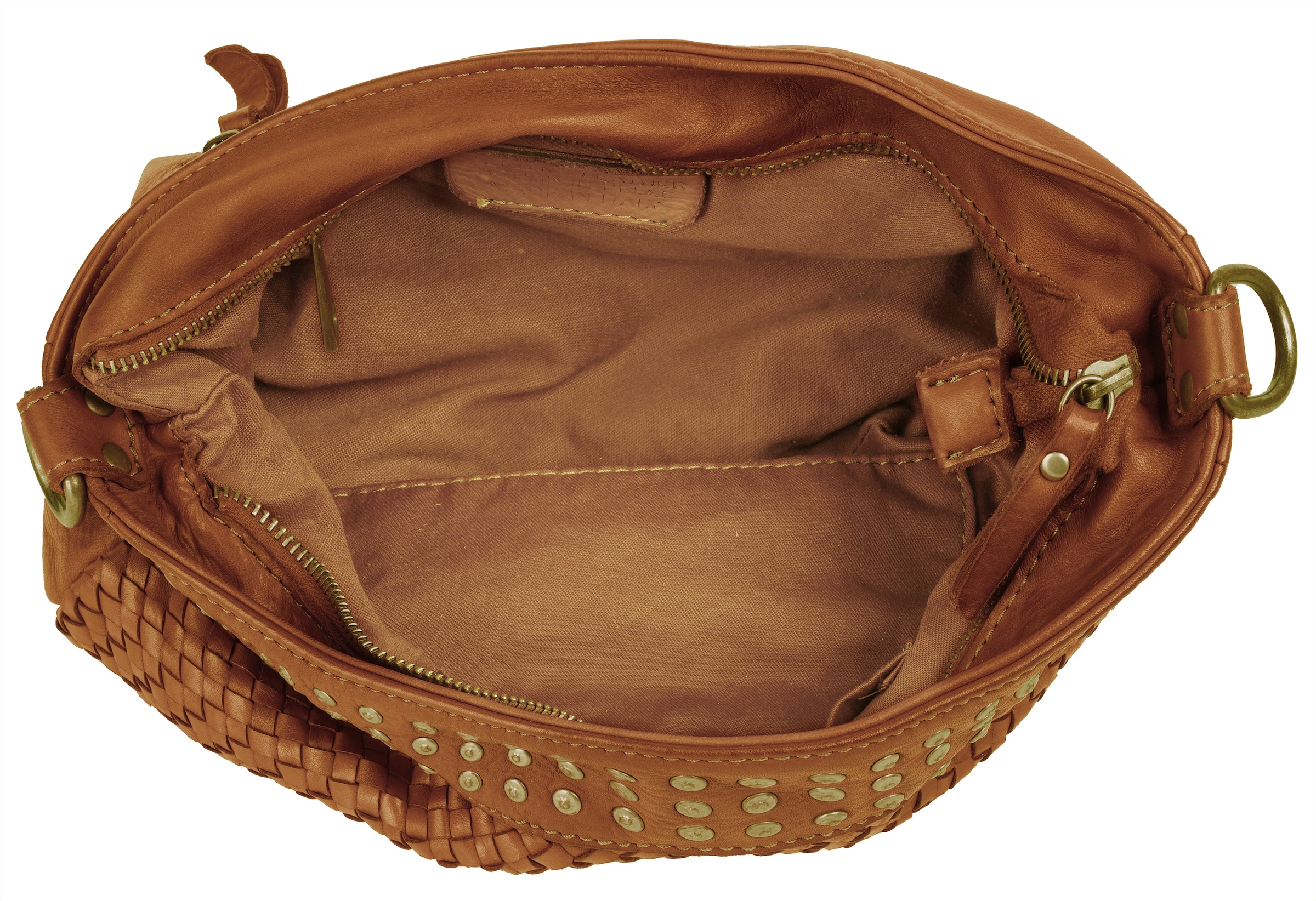 Samantha Look Sac à bandoulière echt Leder, Made in Italy