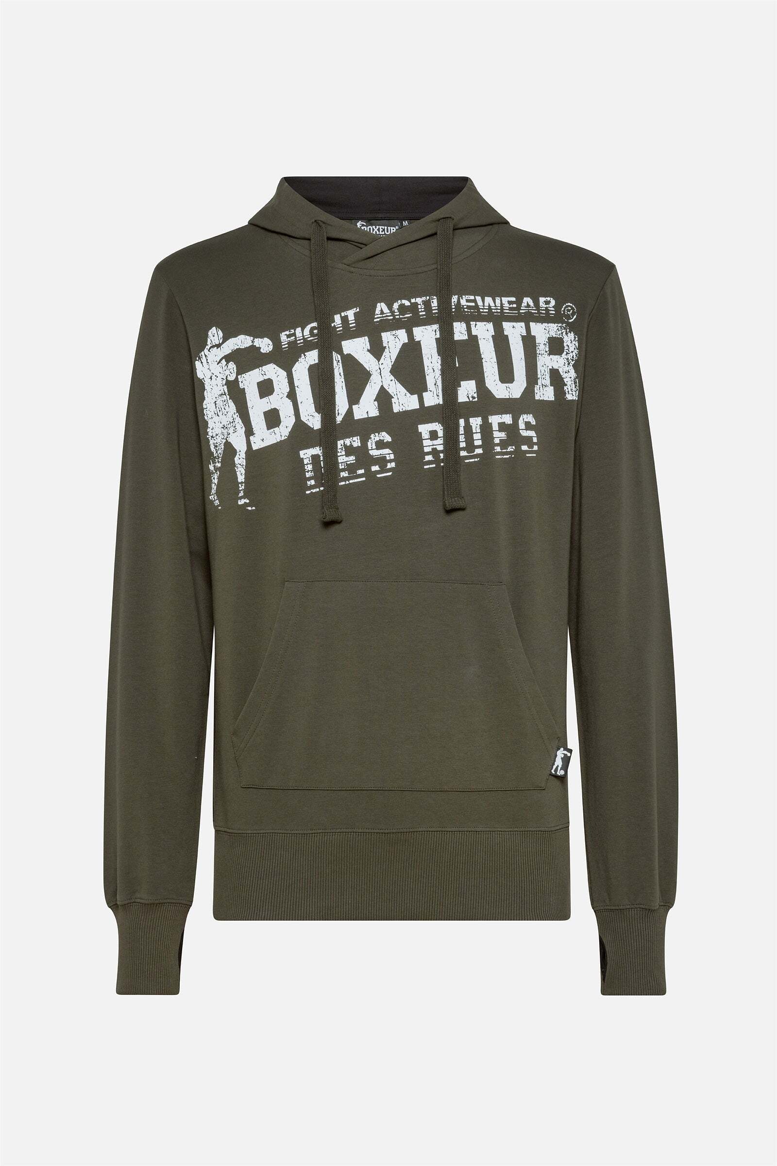 BOXEUR DES RUES Kapuzenpullover »BOXEUR DES RUES Kapuzenpullover Hooded Sweatshirt with Thumb Openings«