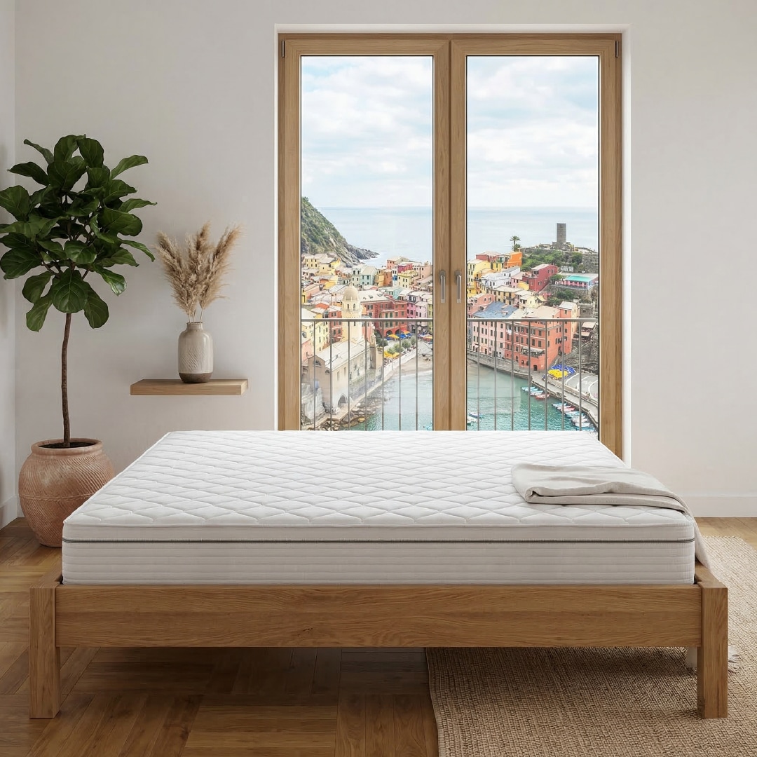 DI QUATTRO Matelas mousse confort »Airy Form 19 mit Klimaband« 19 cm hoch Raumgewicht: 28 kg/m³ 1 cuis tlg. Matratze mit atmungaktivem Kern, 90x200 cm und weitere Grössen