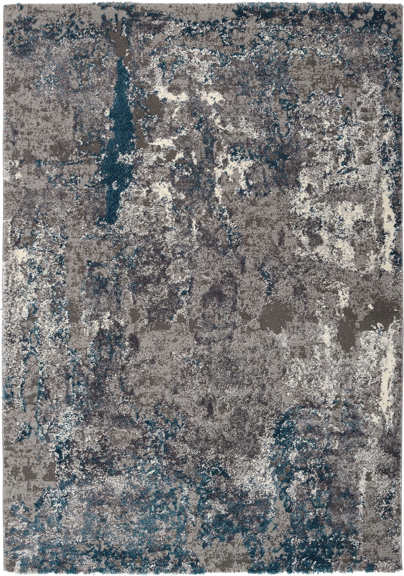 OCI DIE TEPPICHMARKE Teppich »Juwel Liray« rechteckig 20 mm Höhe Kurzflor, Wohnzimmer, Marmor Optik, Hoch Tief Effekt