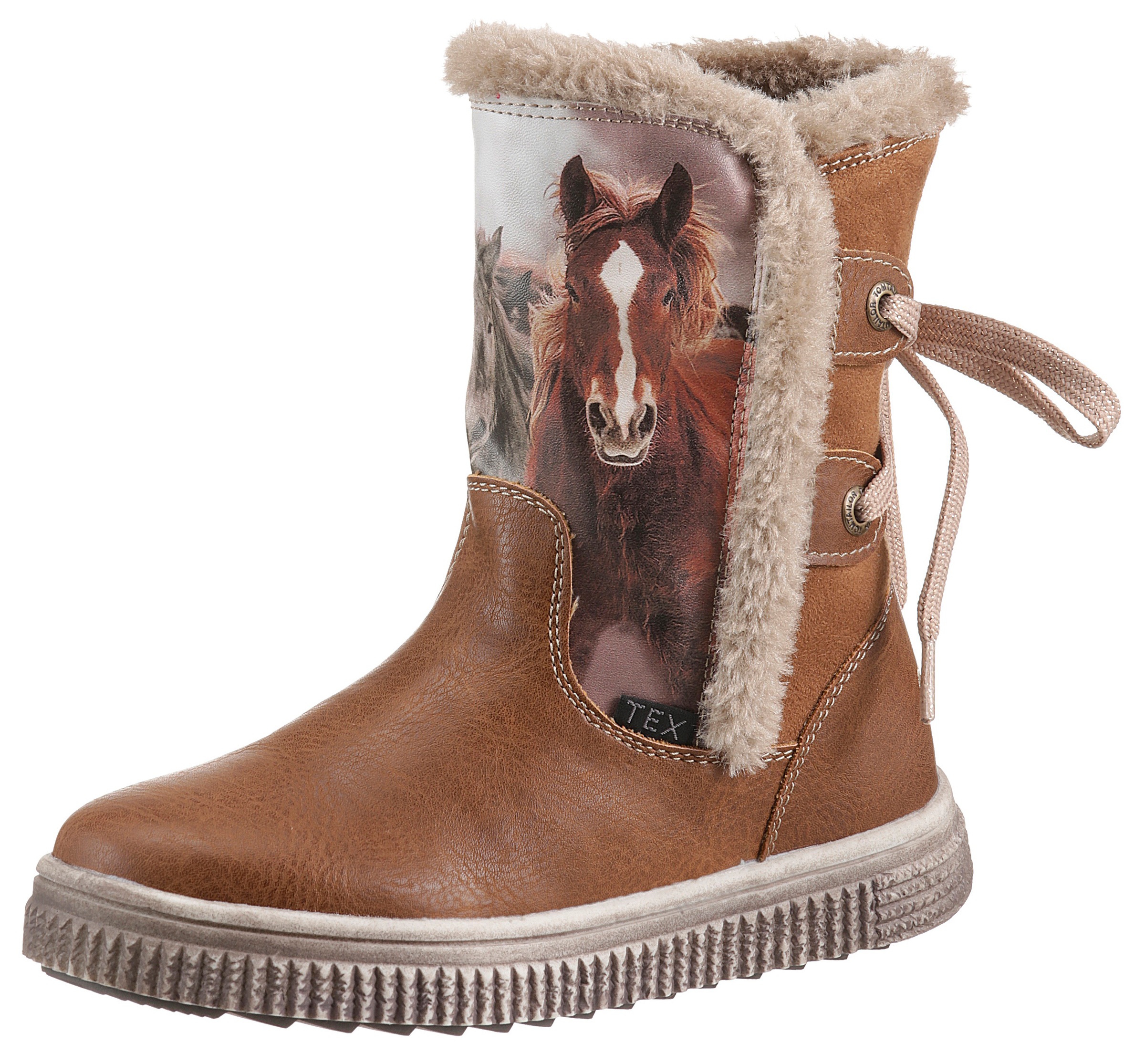 Image of TOM TAILOR Winterstiefel, mit Perde-Print bei Ackermann Versand Schweiz