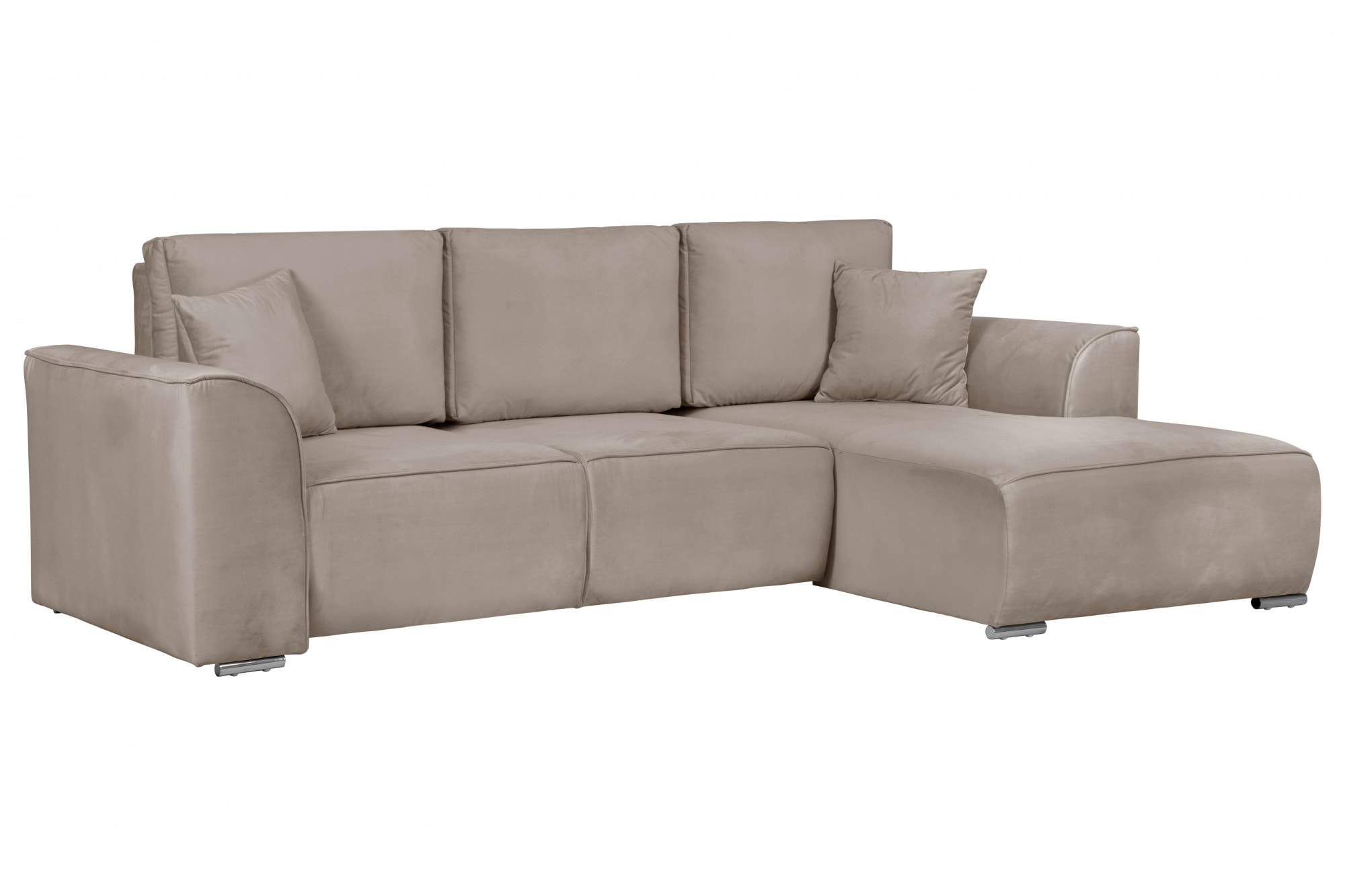 GOODproduct Ecksofa »BEATRICE optionale Schlafsofa mit Bettkasten, B/T/H: 265/170/86 cm« L-Form, wahlweise auch mit Bettfunktion und Bettkasten