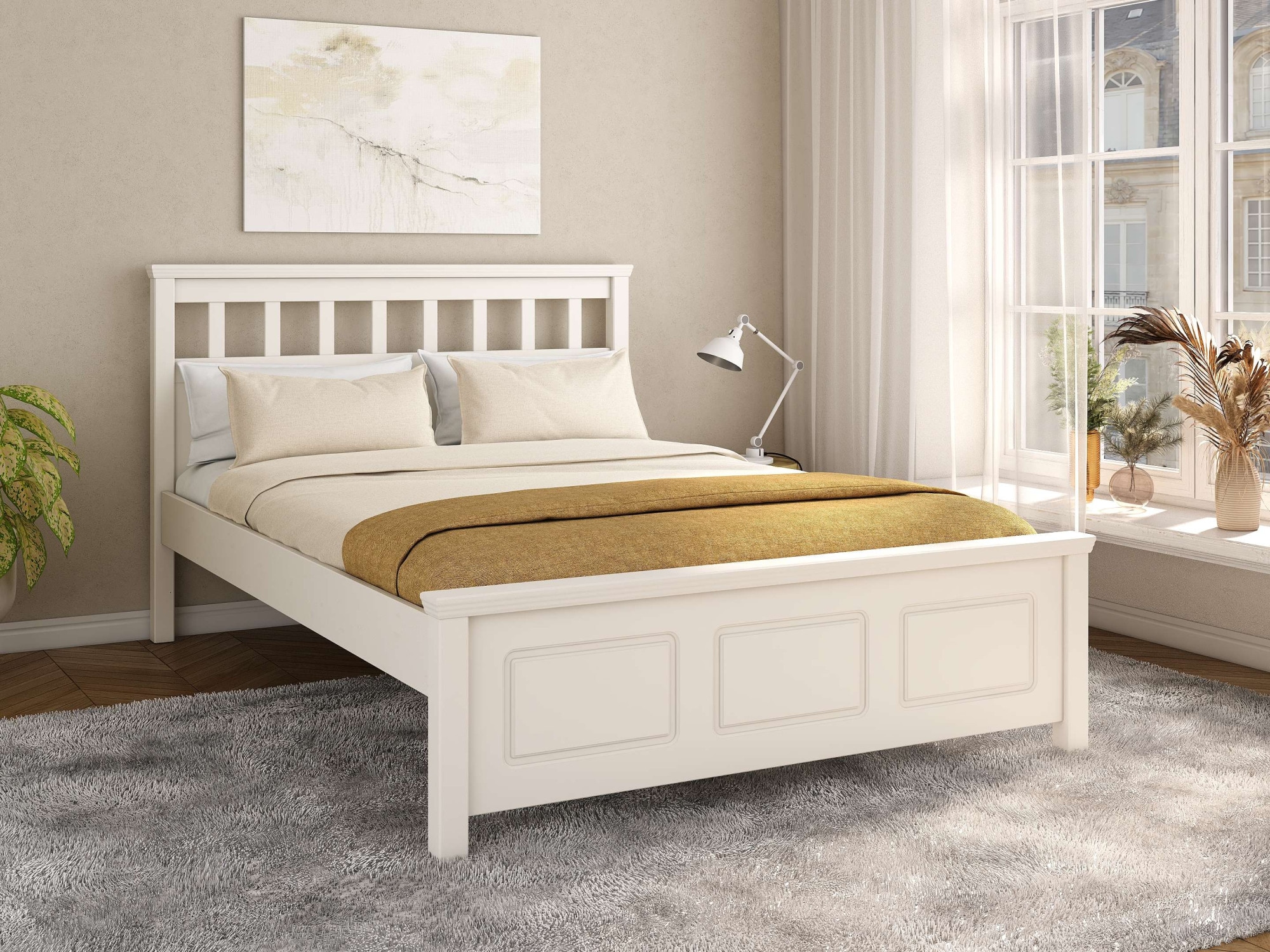 GOODproduct Lit »Tillian, Bettgestell, Doppelbett, Bettkasten optional, Made in EU« ,  aus massiver Kiefer in Kombination mit MDF, FSC®, inklusive Lattnerost
