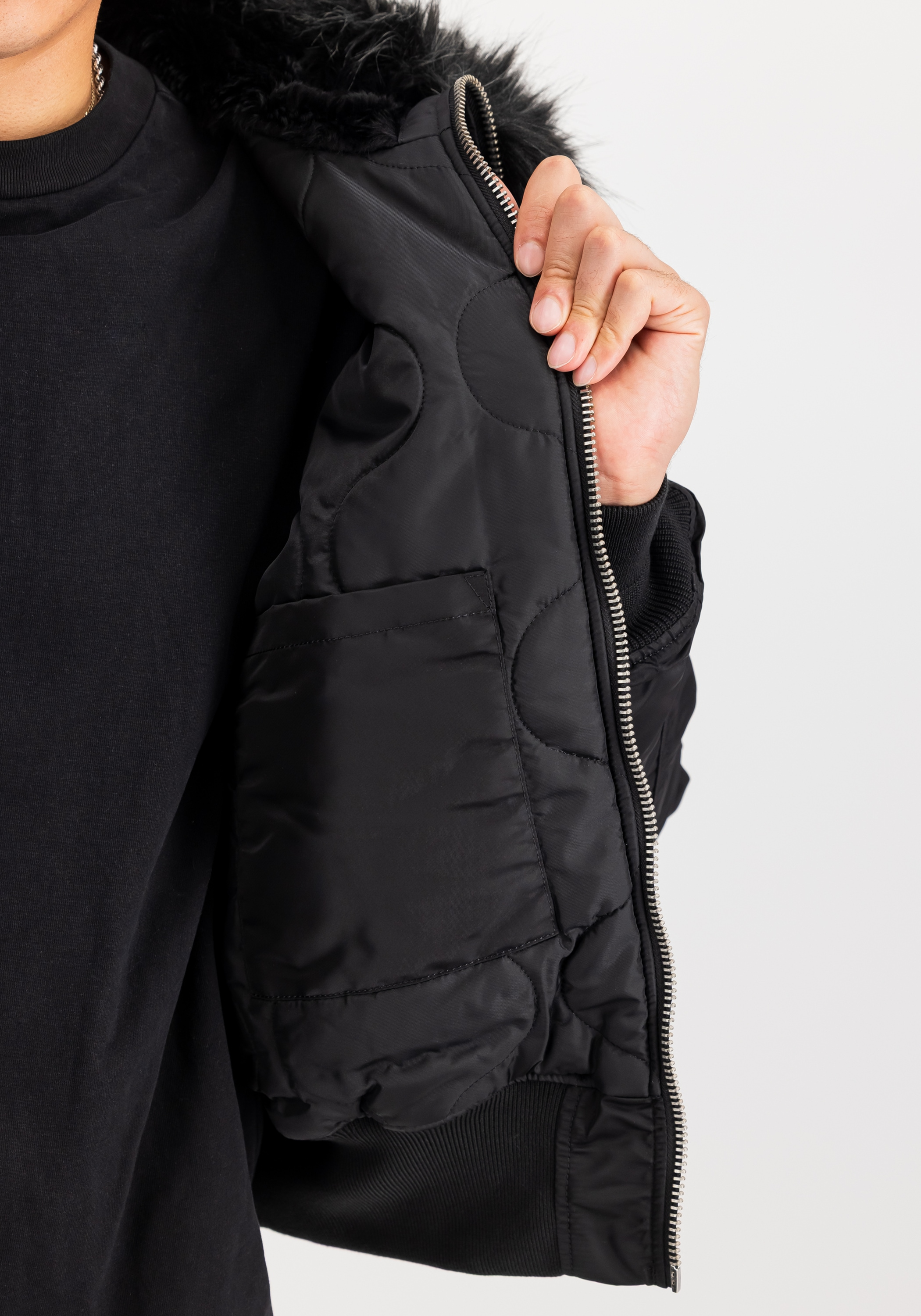 Alpha Industries Winterjacke »Alpha Industries Men - Bomber Jackets 45/P Hooded Custom«