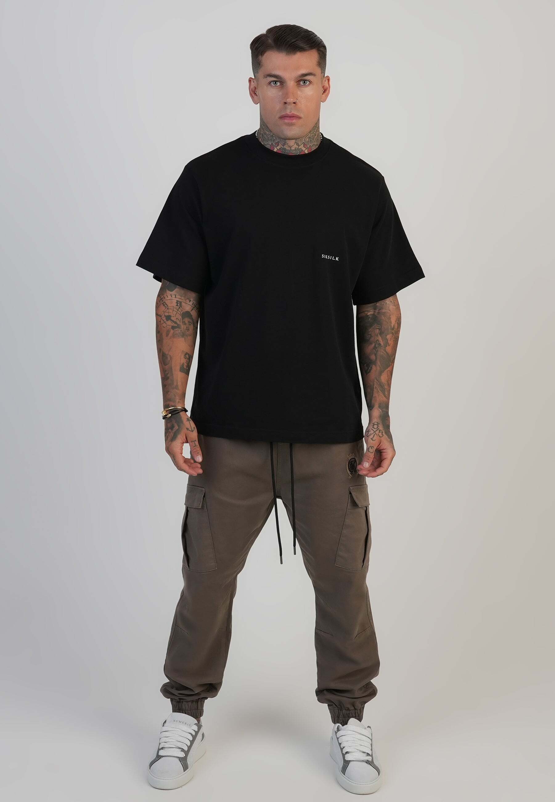 Siksilk Cargohose »Siksilk Cargohose Slim Fit Cargos«