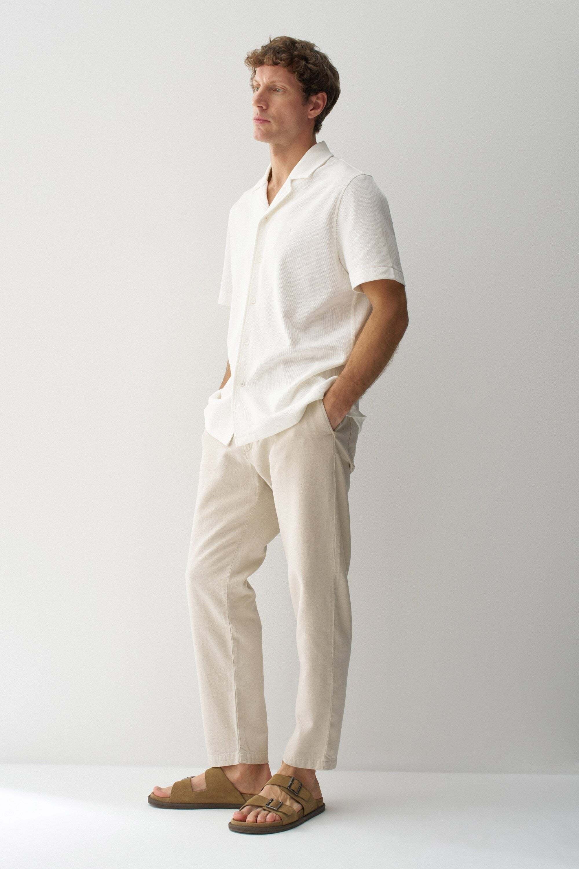 Salsa Chemise à manches courtes »Salsa Jeans Kurzarmhemd Textured Waffle«