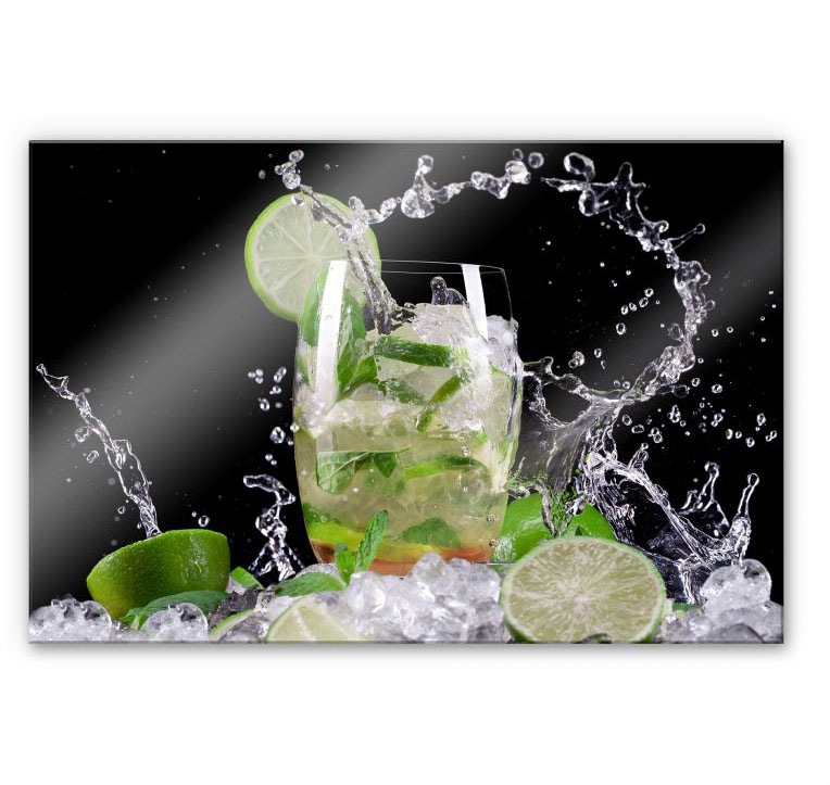 Image of Wall-Art Küchenrückwand »Spritzschutz Splashing Mojito«, (1 tlg.) bei Ackermann Versand Schweiz