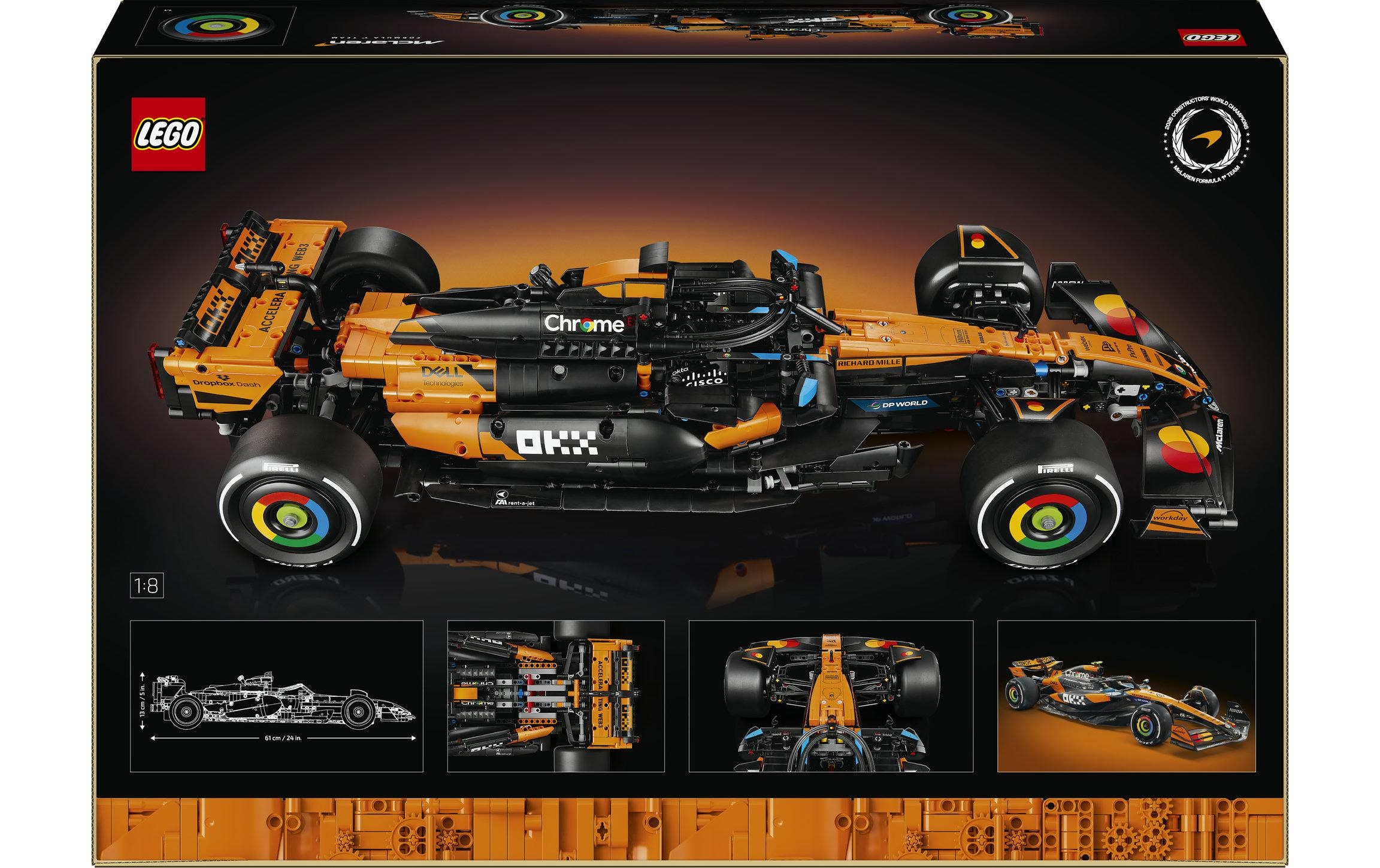 LEGO® Konstruktionsspielsteine »McLaren MCL39 F1 Rennwagen (42228), LEGO Technic«