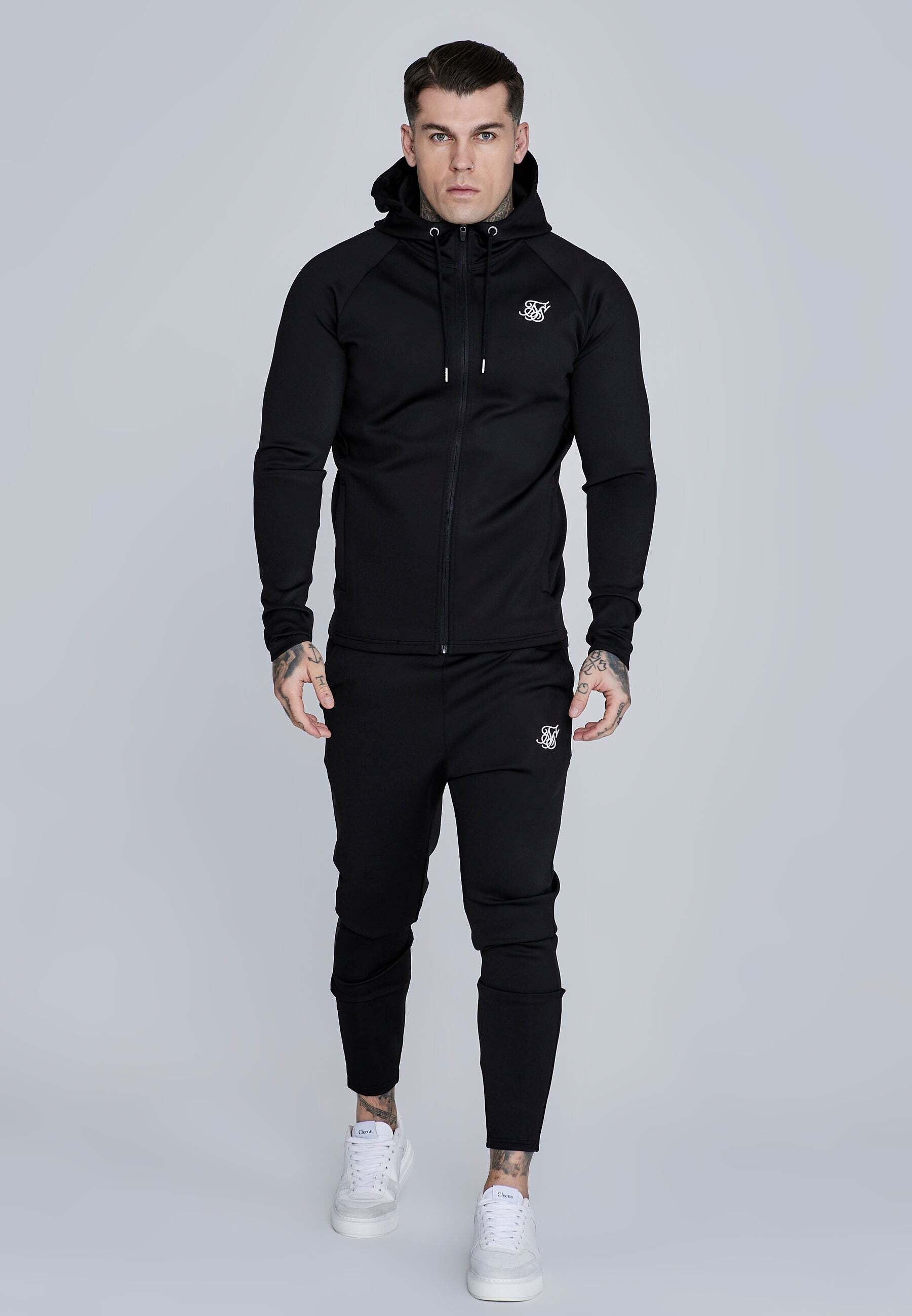 Siksilk Veste sweat »Siksilk Sweatjacke Essentials Poly FullZip Hoodie«
