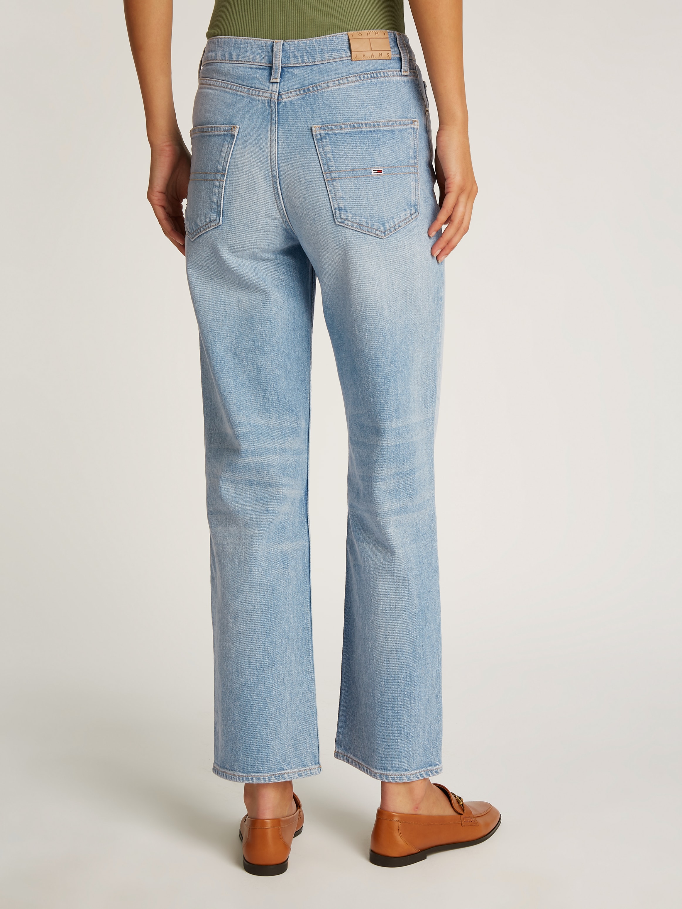 Tommy Jeans Straight-Jeans »Layla High Rise Slim Straight«, in Knöchellänge