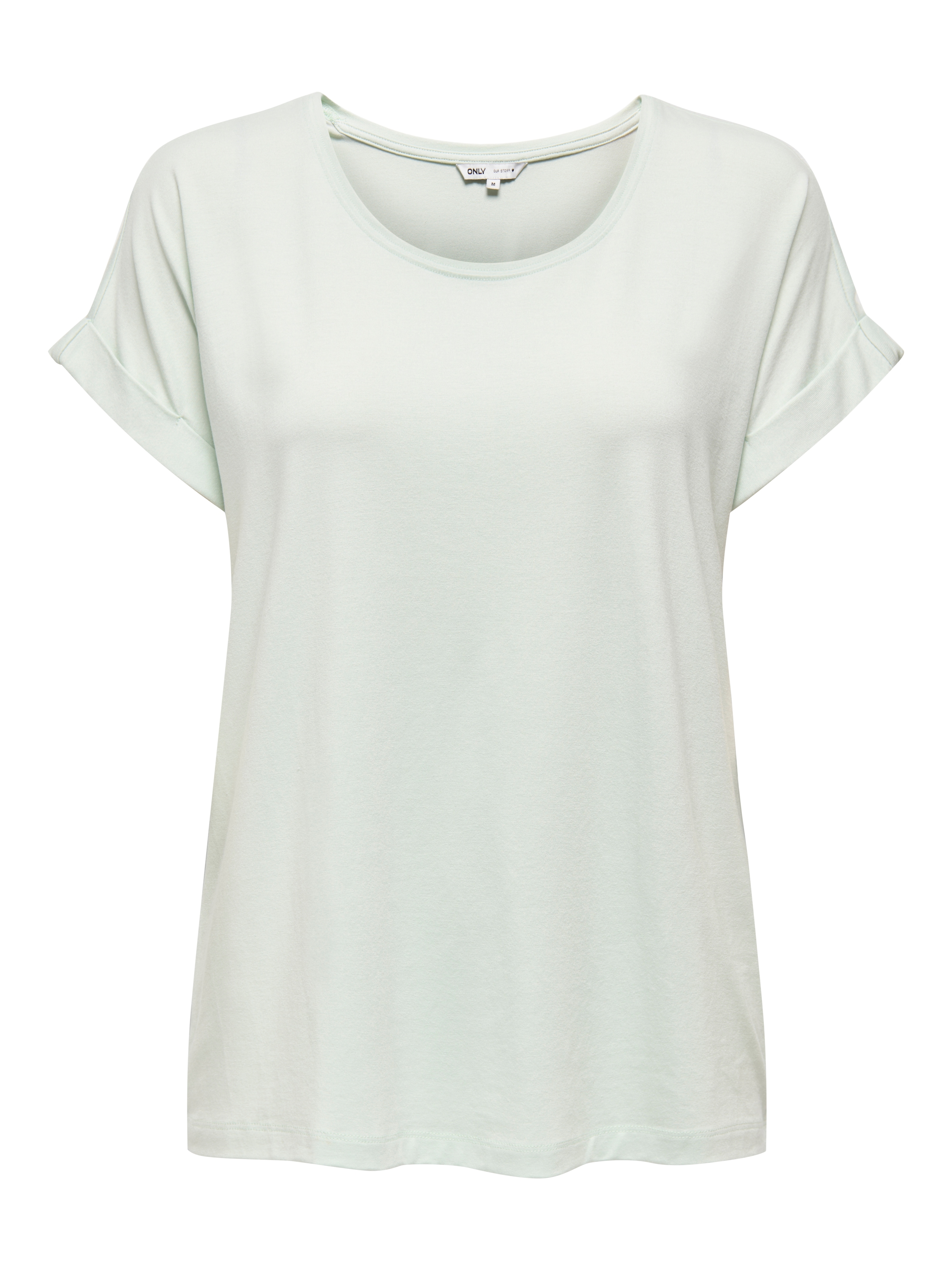 ONLY T-shirt »ONLMOSTER – Kurzarmshirt mit Aufschlag und klassischem Look« Viskosemischung, regular fit